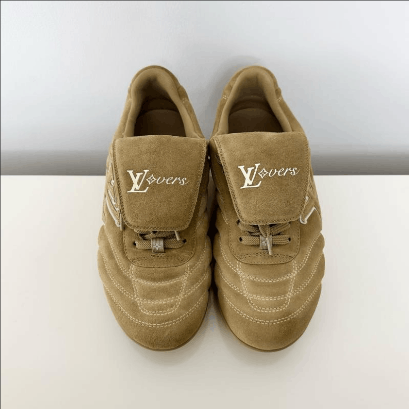Louis Vuitton Louis Vuitton Round Toe Lace-Up Dad Sneakers Size US 7 / IT 37 - 2 Thumbnail