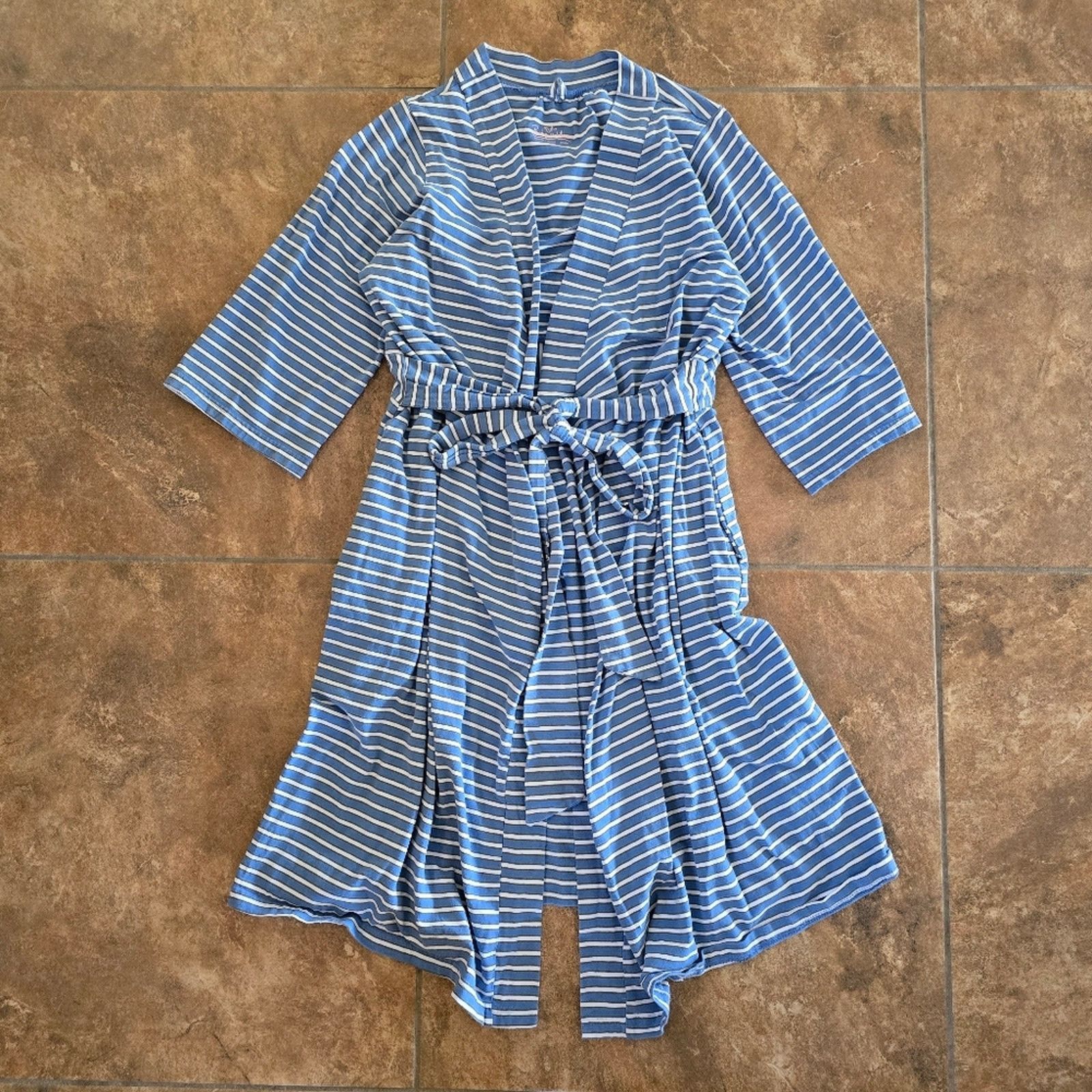 Other Blue Striped | BABY BE MINE | Long Sleeve Robe Size ONE SIZE - 1 Thumbnail