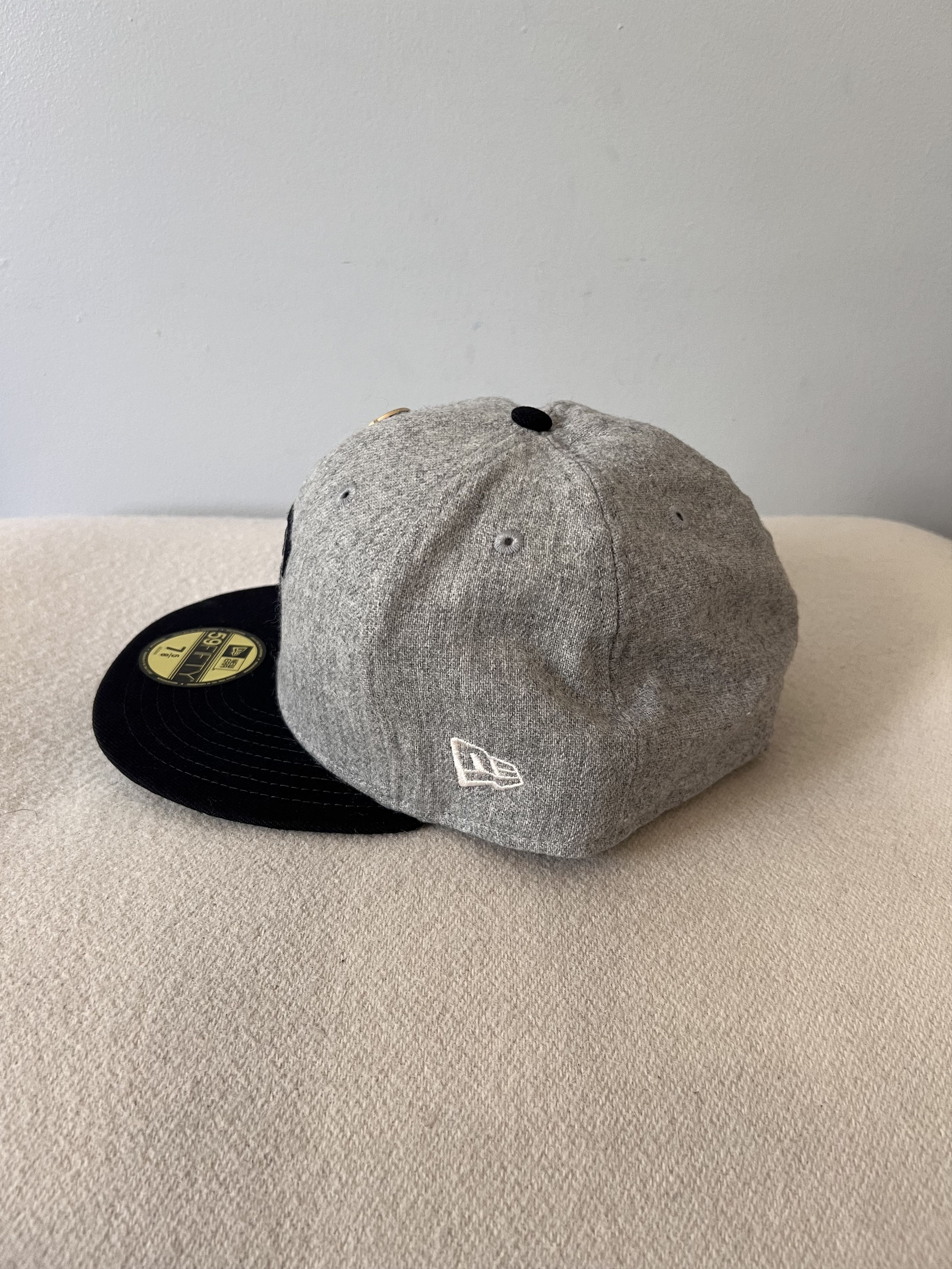 MLB 7 5/8 New Era Chicago White Sox 5950 Wool Fitted Hat in Grey Size ONE SIZE - 2 Thumbnail
