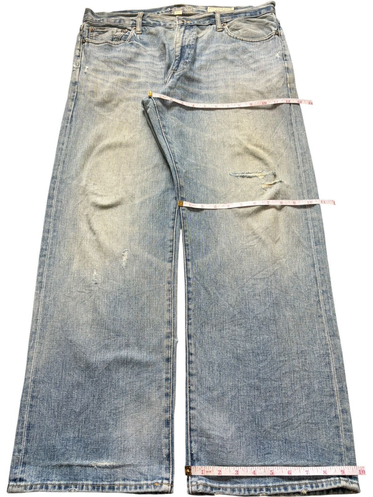 Gap Vintage Gap Mud Wash Distressed Baggy Jeans Size US 38 / EU 54 - 8 Thumbnail