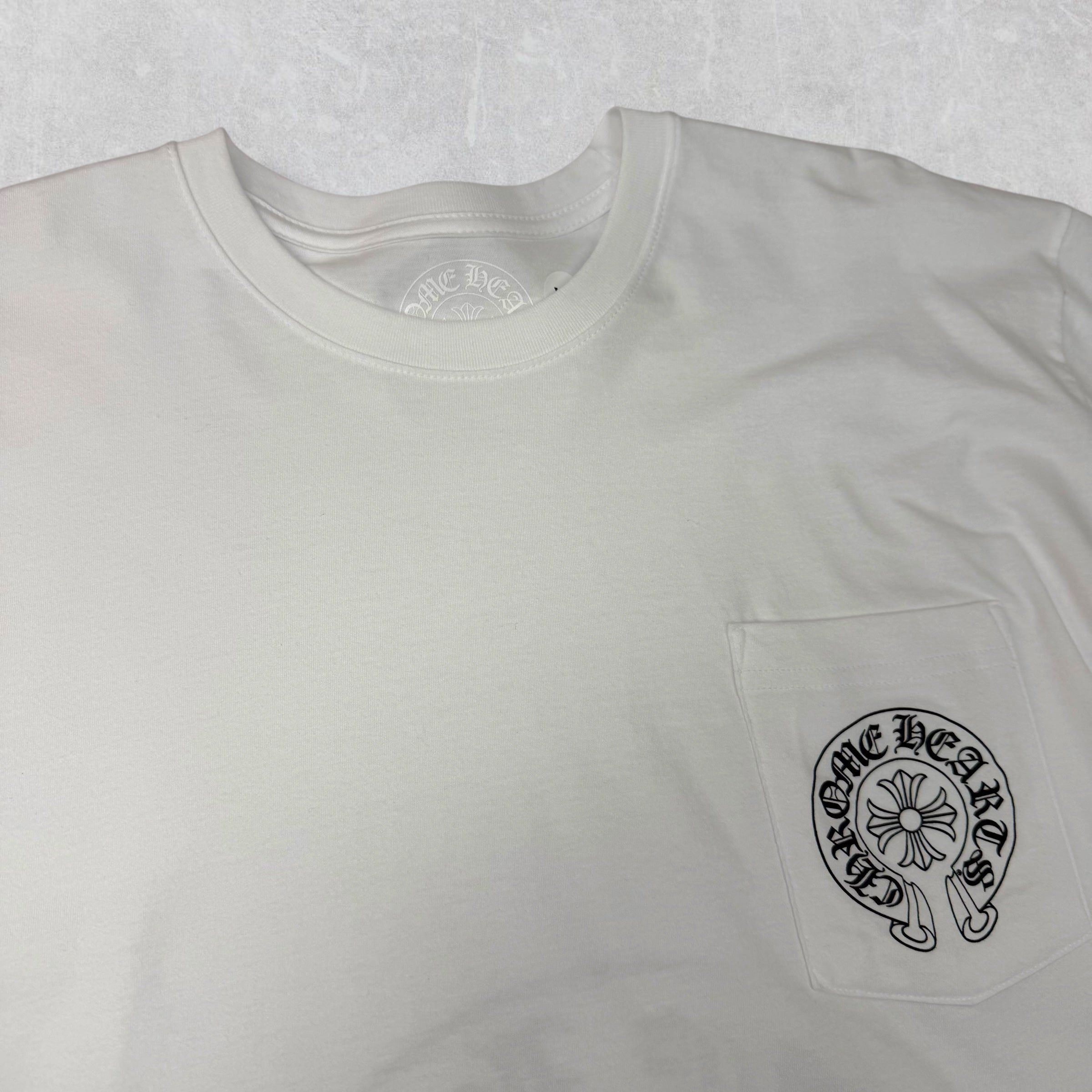 Chrome Hearts Chrome Hearts LV Exclusive Horseshoe White Tee XL Size US XL / EU 56 / 4 - 4 Thumbnail