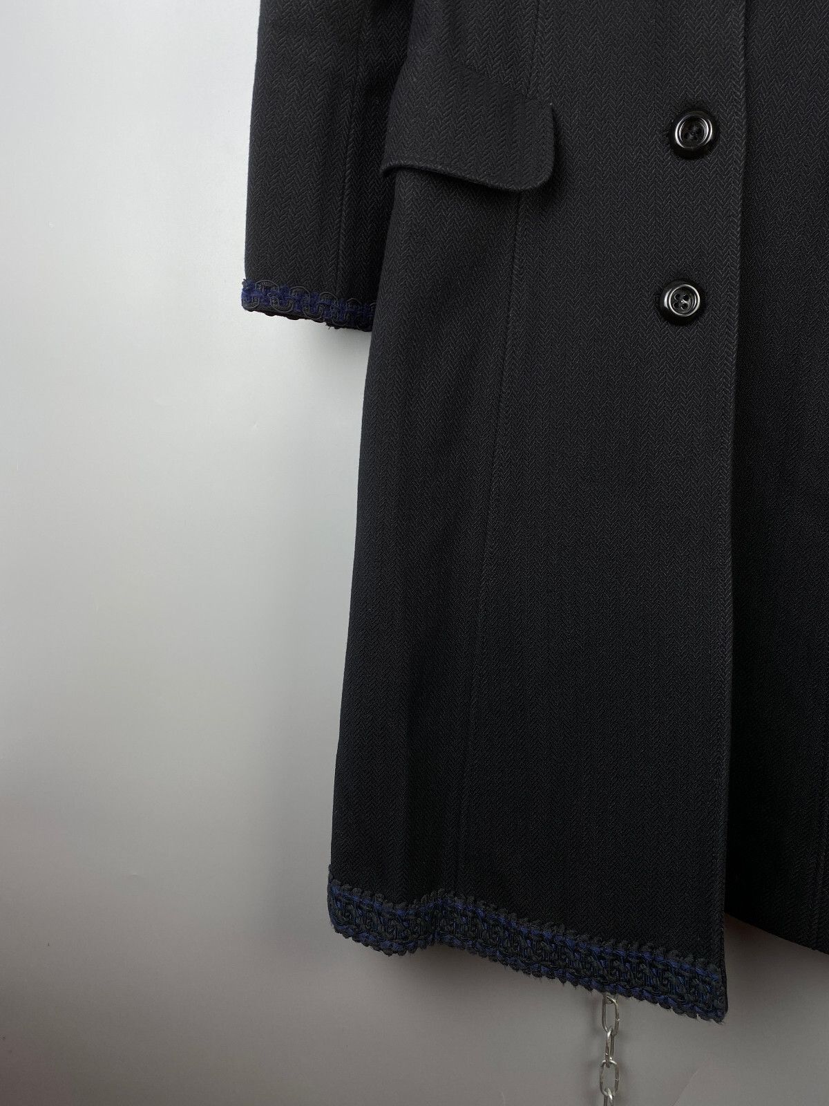 Moschino Moschino Cheap Chic Womens Wool Floral Button Coat Size M / US 6-8 / IT 42-44 - 6 Thumbnail