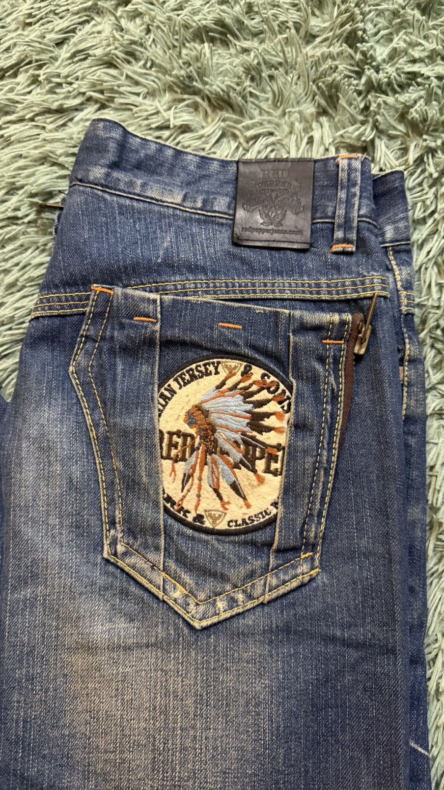 Other DENIM JEANS RED PEPPER Jeans Vintage Denim "INDIAN" Size 32 Size US 32 / EU 48 - 12 Thumbnail