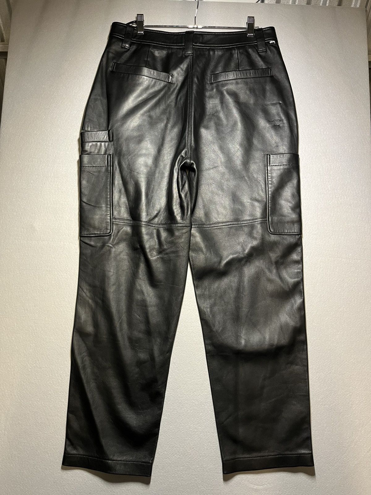 Stussy Stussy lambskin leather transit pants Size US 32 / EU 48 - 8 Thumbnail