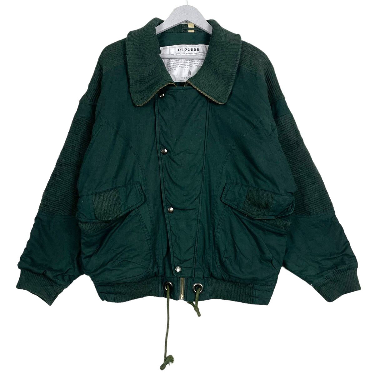 Japanese Brand 💥80s OLDSENE BOMBER JACKET INSPIRED ISSEY MIYAKE Size US L / EU 52-54 / 3 - 1 Thumbnail