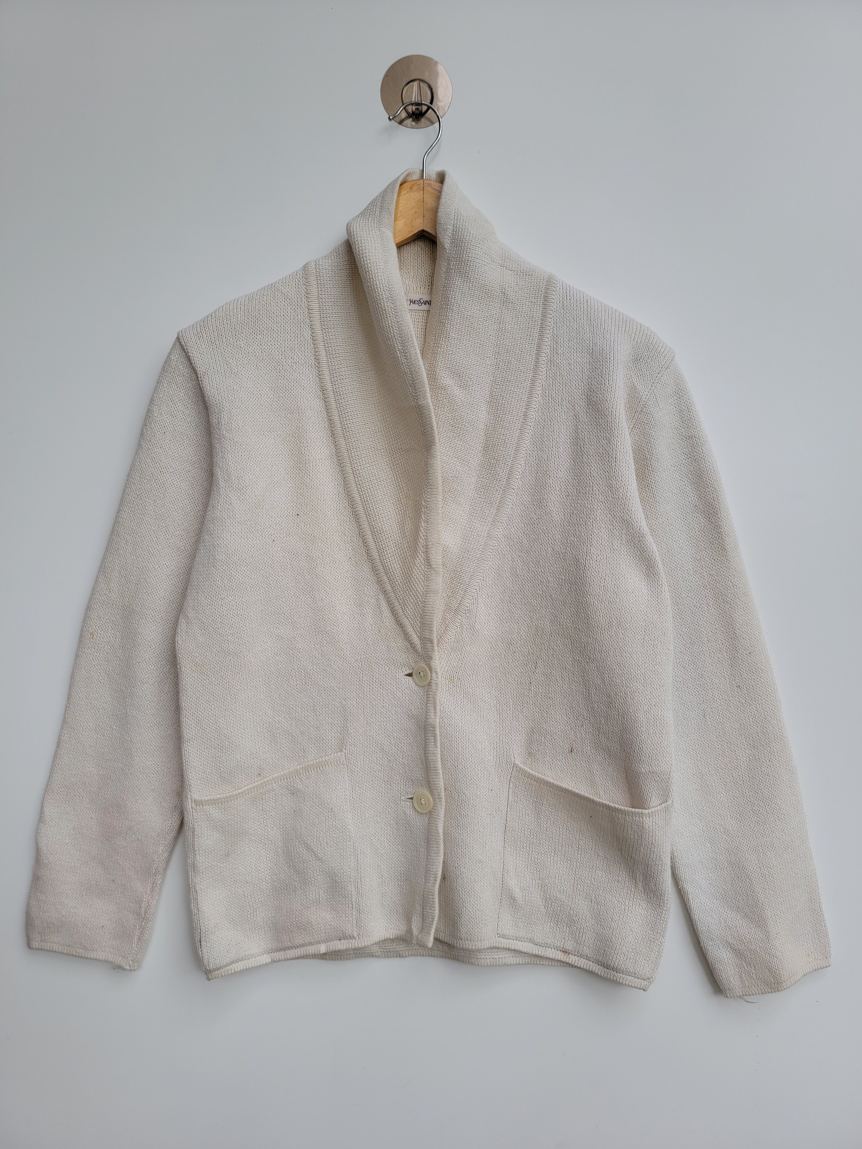 Vintage × Yves Saint Laurent ✅️Yves Saint Lauren Cardigan Size M / US 6-8 / IT 42-44 - 1 Thumbnail
