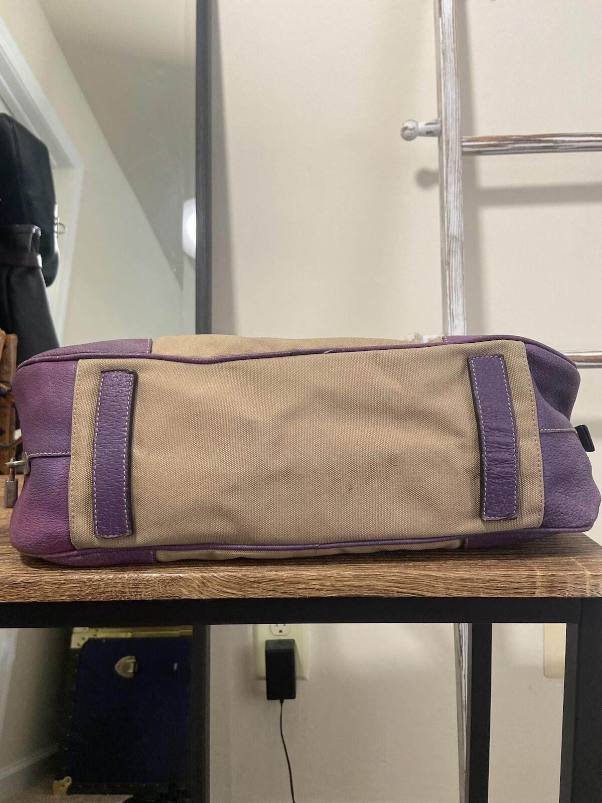 Prada Prada faded purple Cinghiale Canapa hand tote bag Size ONE SIZE - 6 Thumbnail