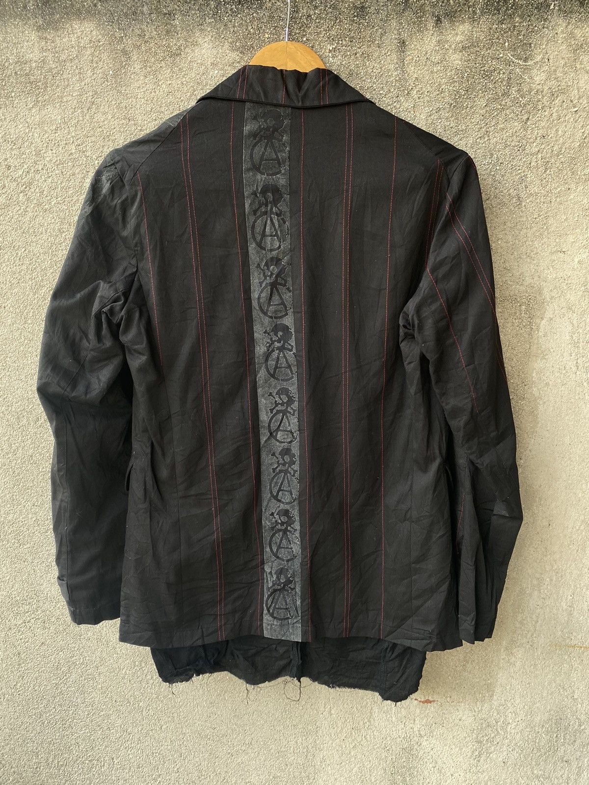Japanese Brand Anarchyism Plus H.Naoto Punk Skull Fashion Design Jacket Size US S / EU 44-46 / 1 - 2 Thumbnail