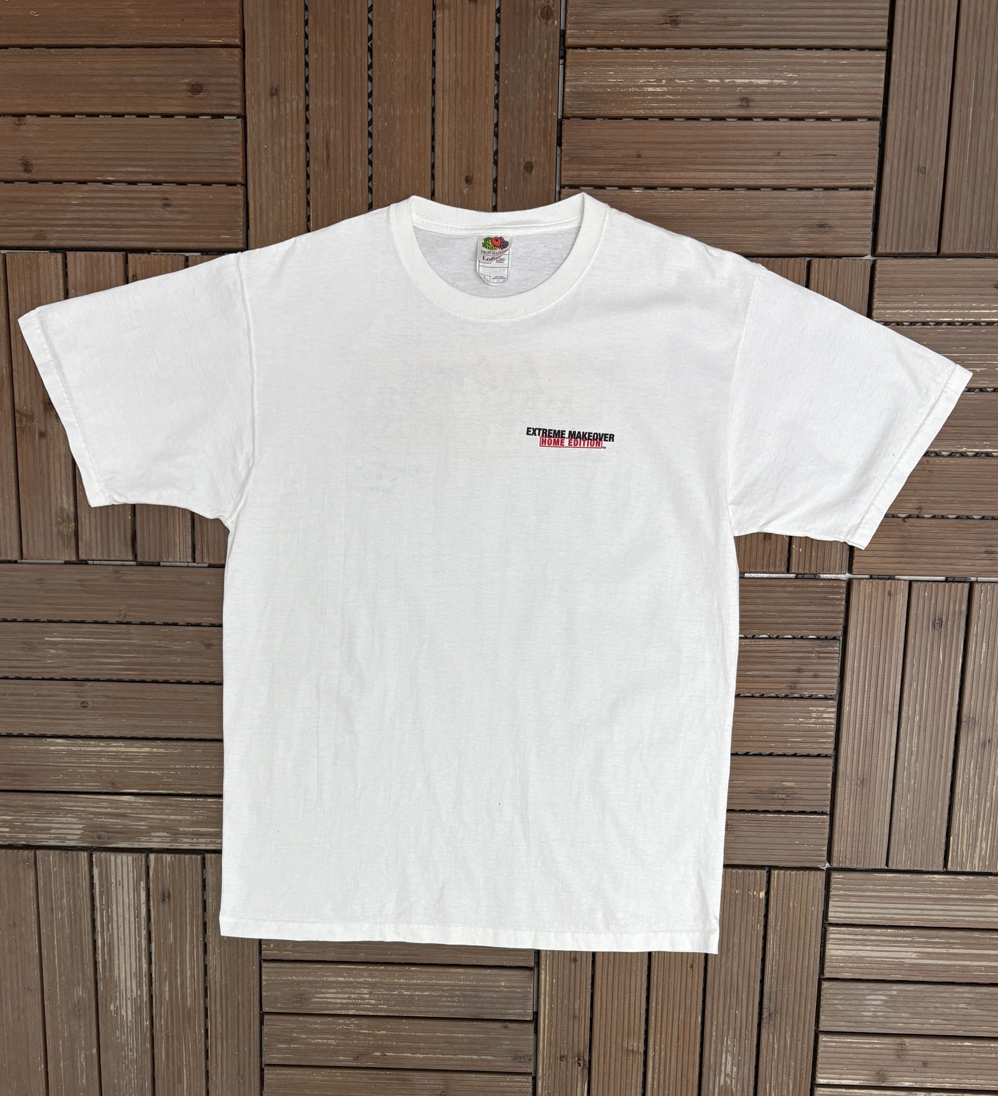 Vintage Extreme Makeover: Home Edition Vintage White T-Shirt Tee Size US L / EU 52-54 / 3 - 1 Thumbnail