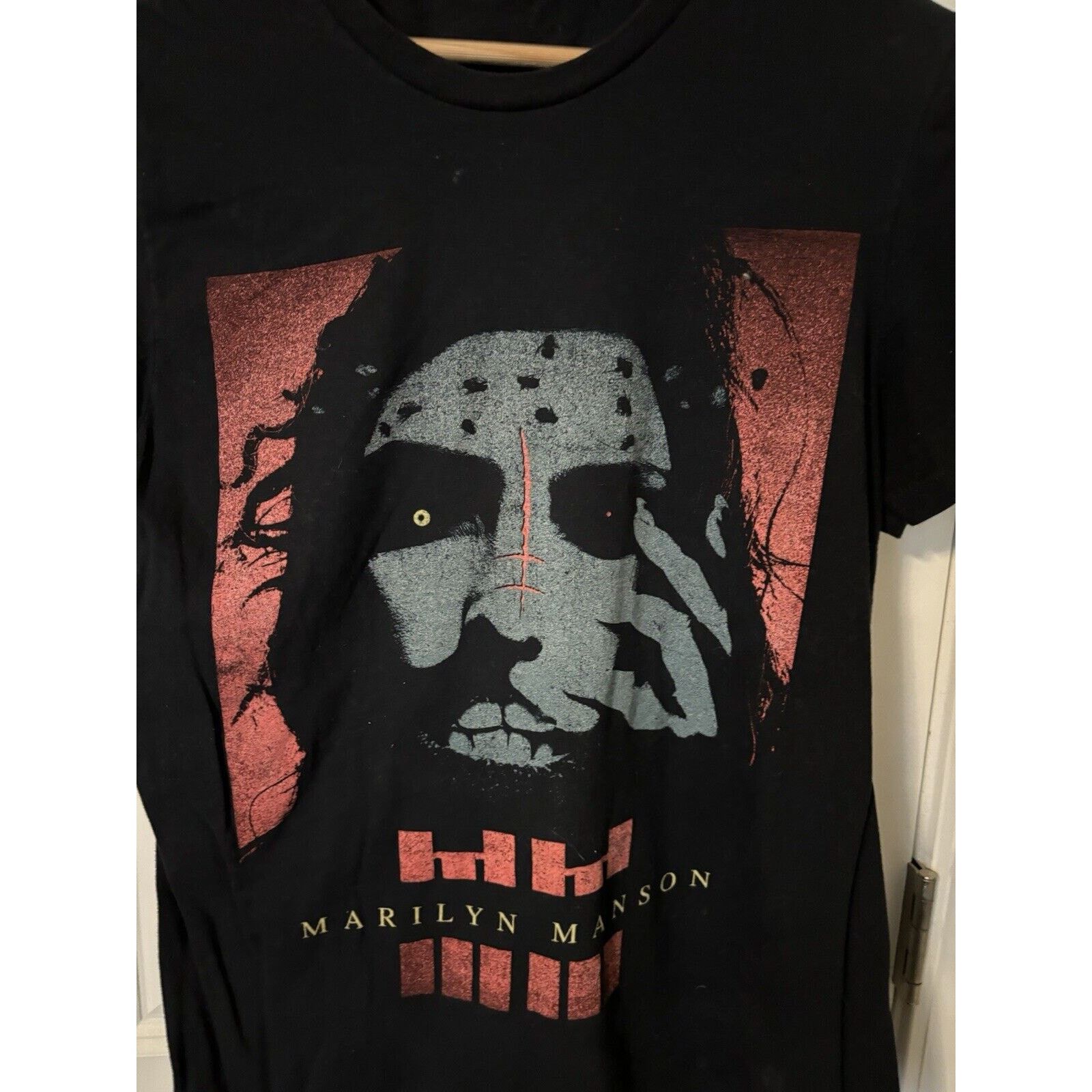 Other Vintage y2k Marilyn Manson Tour shirt black size tag missing Size US L / EU 52-54 / 3 - 3 Thumbnail