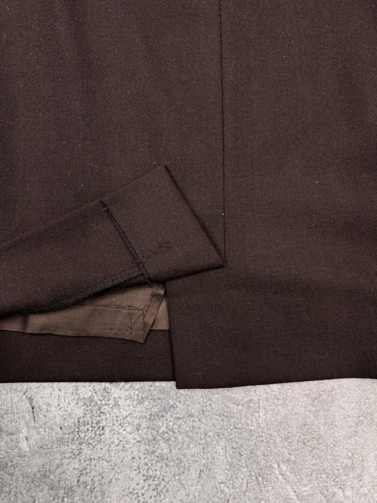 Prada Prada Women Wool Classic Brown Skirt Size 42(XS) Size 28" / US 6 / IT 42 - 5 Thumbnail