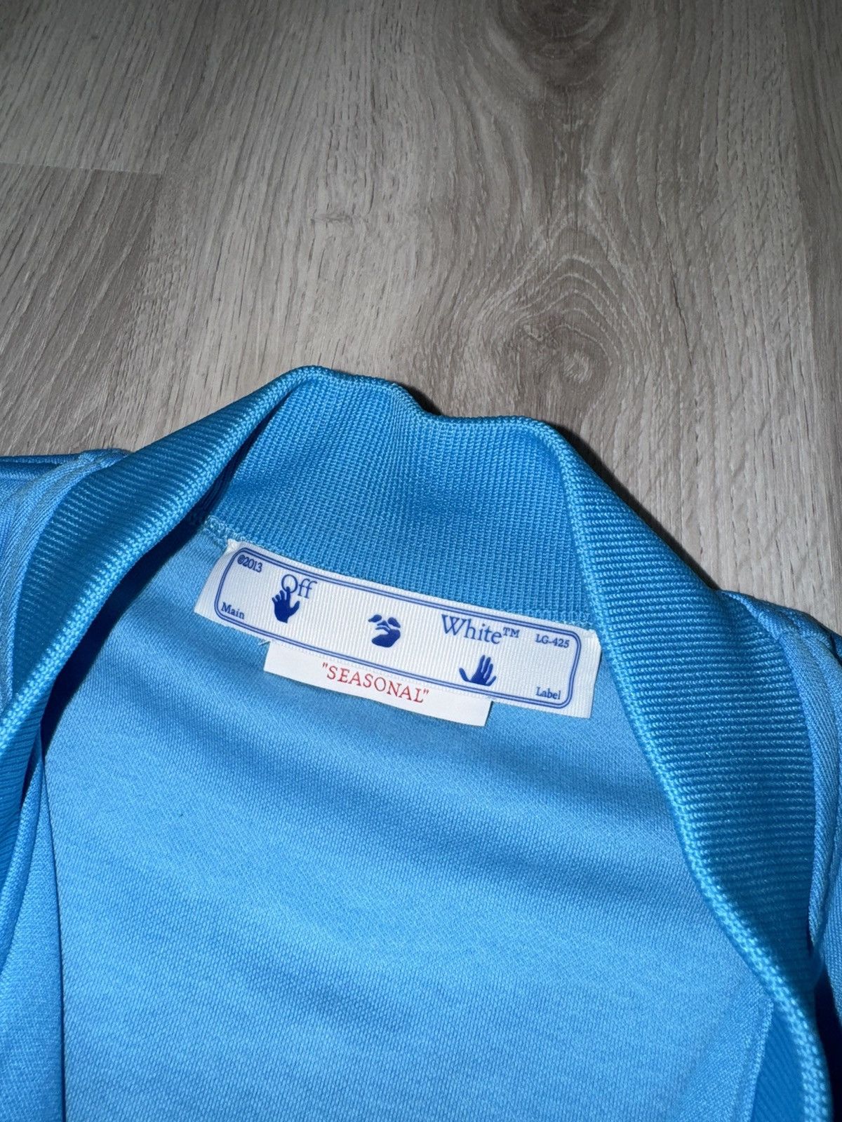 Off-White Off white single arrow track jacket blue Size US XS / EU 42 / 0 - 4 Thumbnail