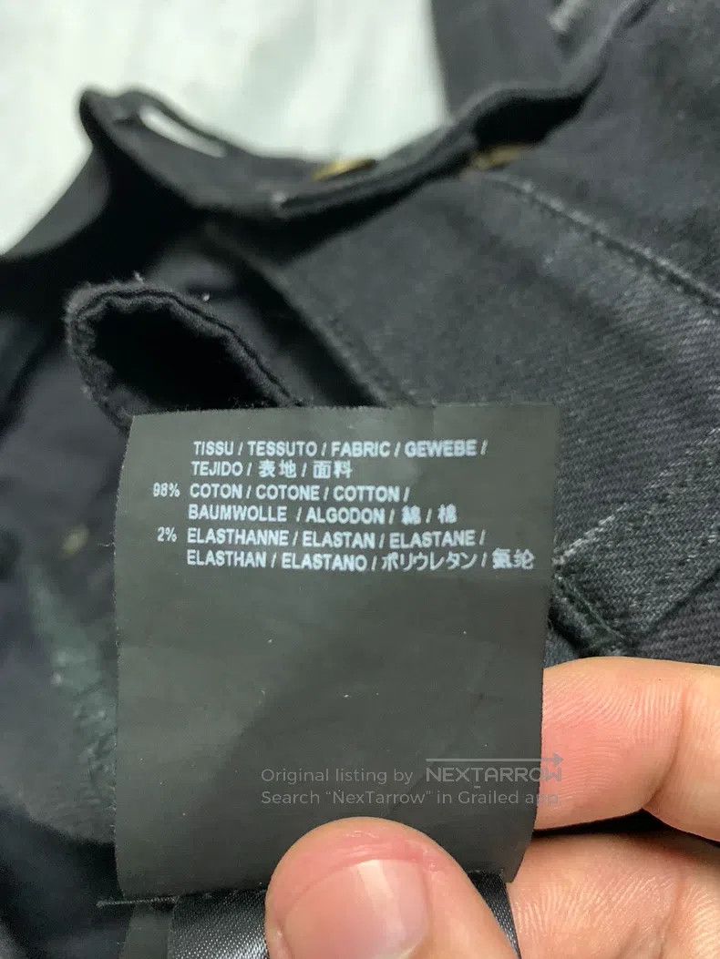 Saint Laurent Paris Saint Laurent Paris Black Big Destroyed Jeans Size US 32 / EU 48 - 5 Thumbnail