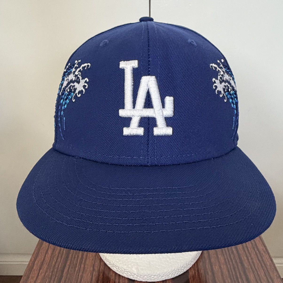 New Era NEW ERA 59FIFTY LOS ANGELES DODGERS CAP HAT MLB TONAL WAVE 8 Size ONE SIZE - 2 Thumbnail