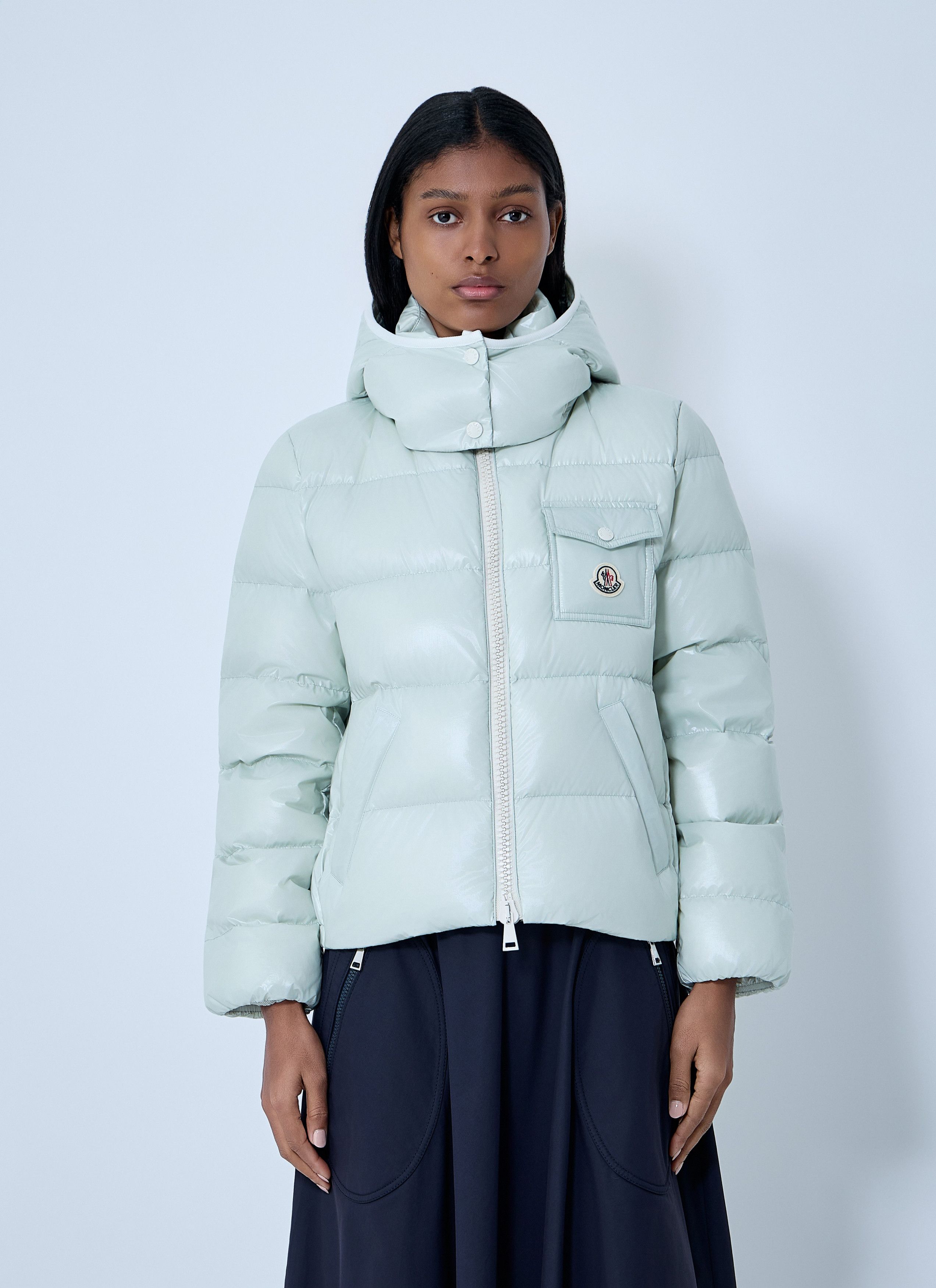 Moncler Andro Short Down Jacket Size XXS / US 00 / IT 34 - 1 Thumbnail