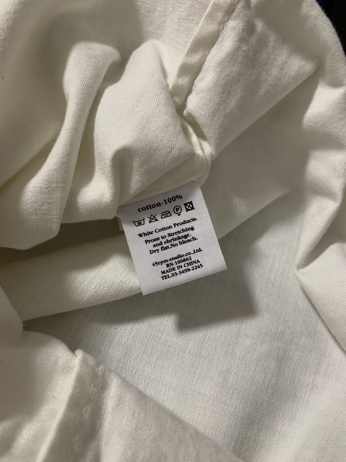 45rpm × Japanese Brand 45RPM Cotton Bag Size ONE SIZE - 8 Thumbnail