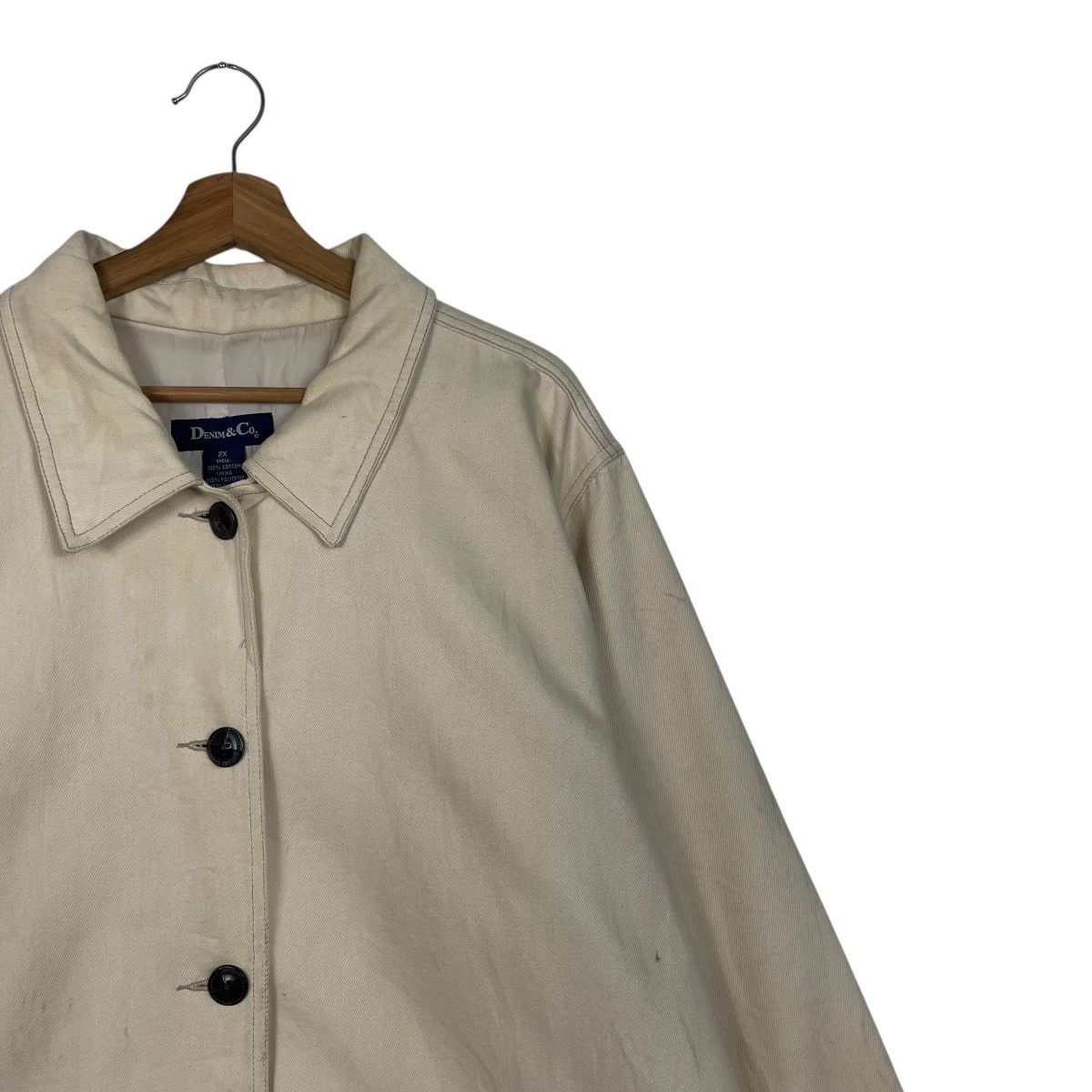 Denim & Co. Denim & Co Overcoat Size US XL / EU 56 / 4 - 6 Thumbnail