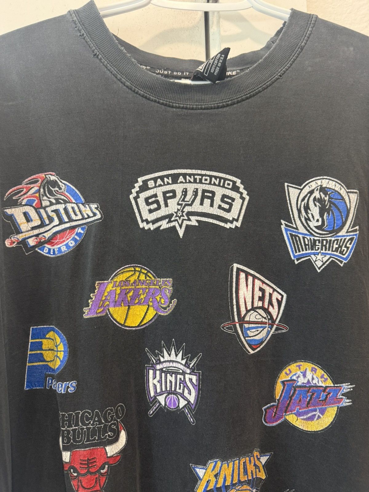 Nike Vintage Nike x NBA Size US XL / EU 56 / 4 - 4 Thumbnail