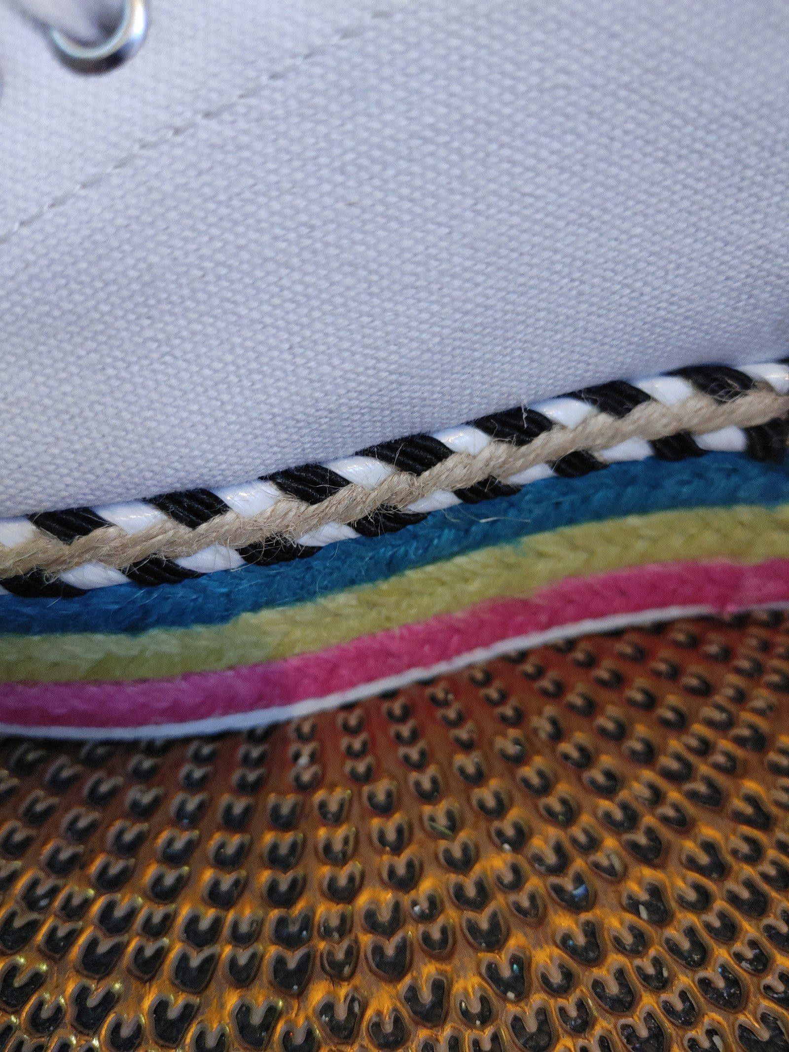 Designer Betsey Johnson Arbor Rainbow Platform Sneakers Size 7.5M Size US 7.5 / IT 37.5 - 7 Thumbnail