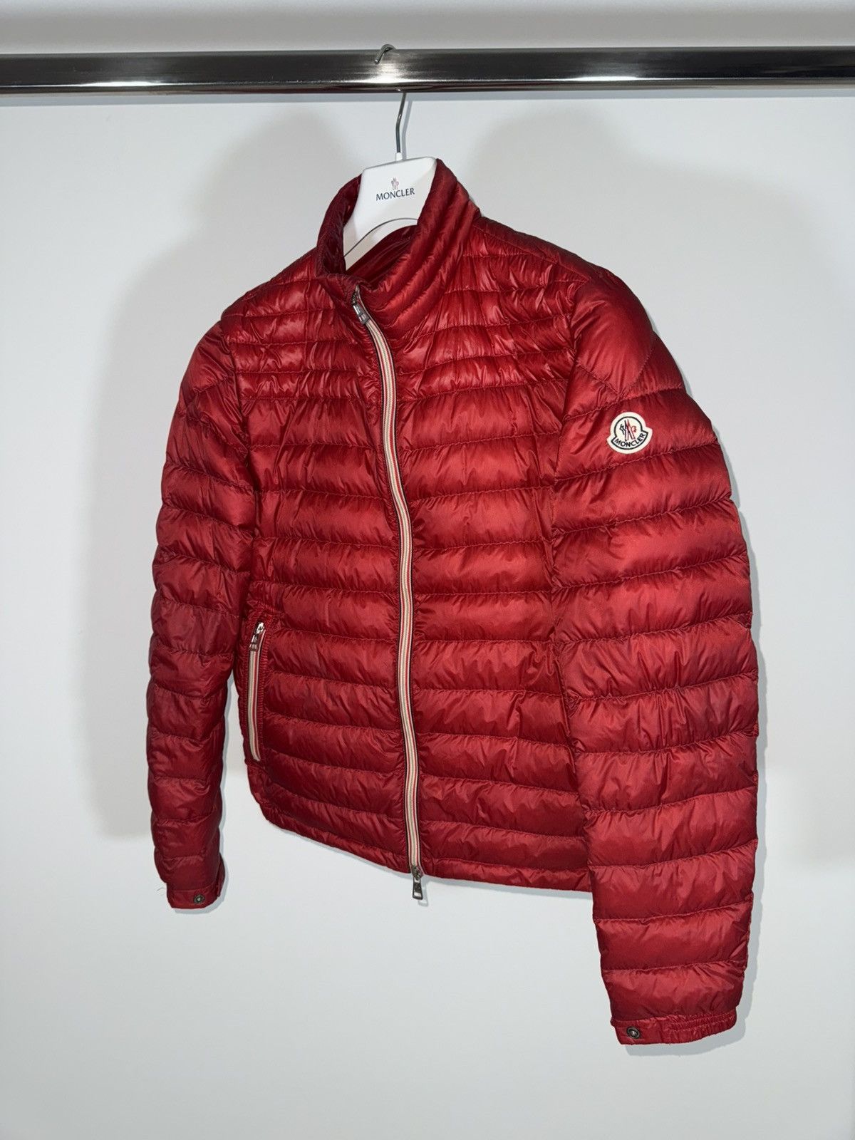 Moncler Moncler Jacket Daniel Size 2 (S) Red Size US S / EU 44-46 / 1 - 2 Thumbnail