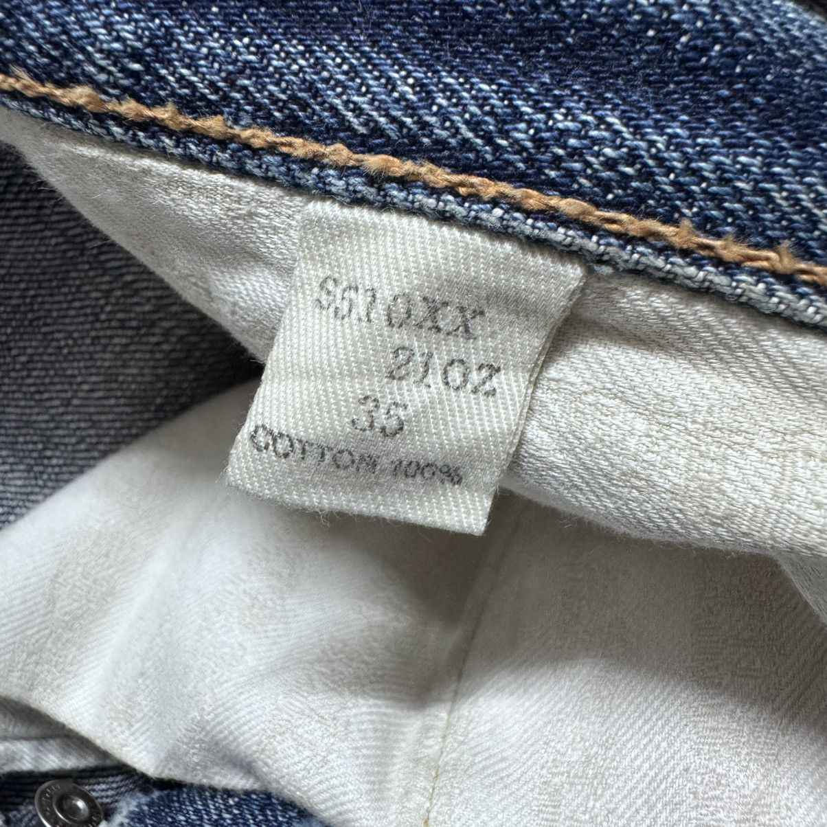 Samurai Jeans 21oz Samurai S510xx Denim Selvedge Jeans Natural Fade Size US 34 / EU 50 - 19 Thumbnail