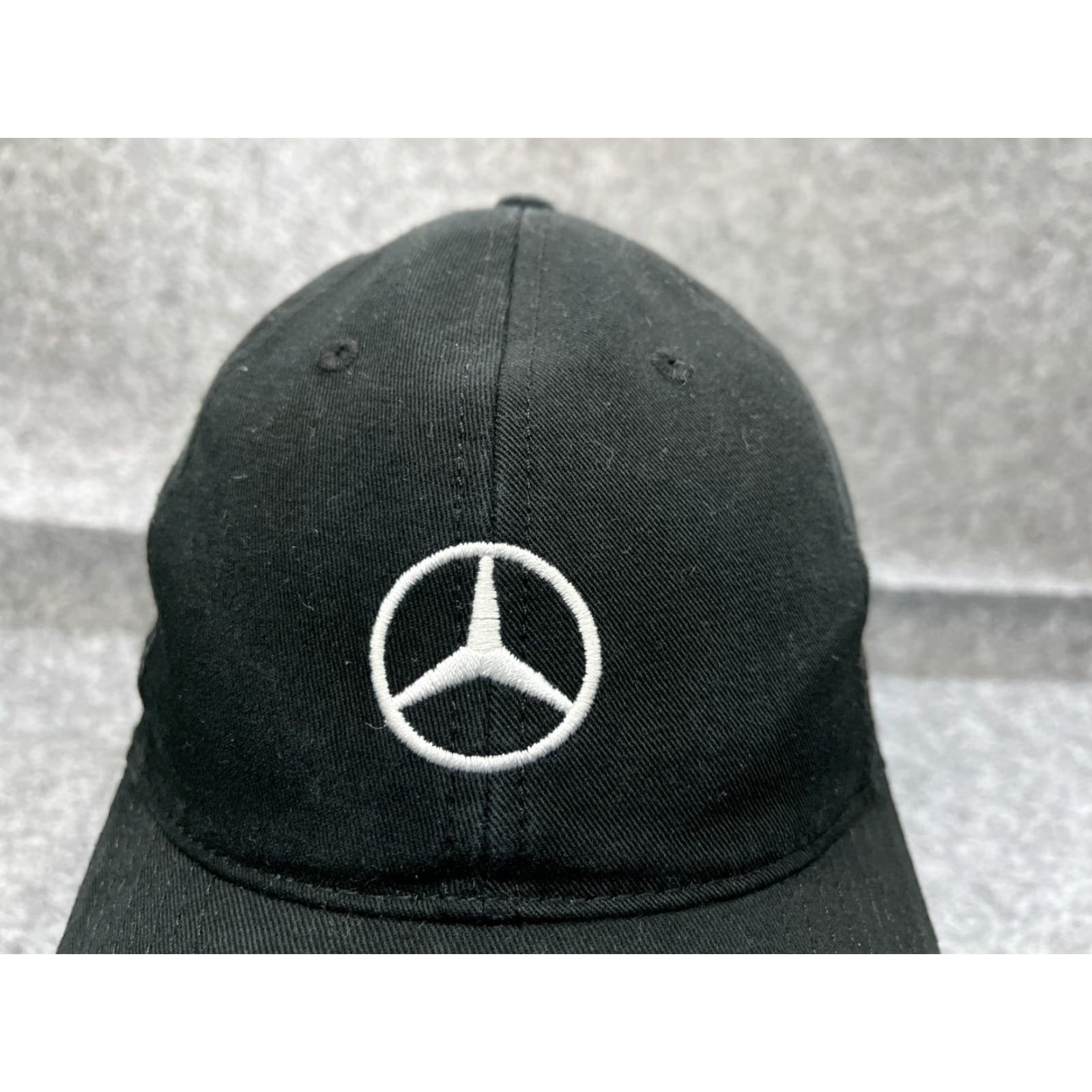 Mercedes-Benz Mercedes-Benz Hat Cap Strap Back Adult One Size Black 100% Cotton Luxury Cars Size ONE SIZE - 2 Thumbnail