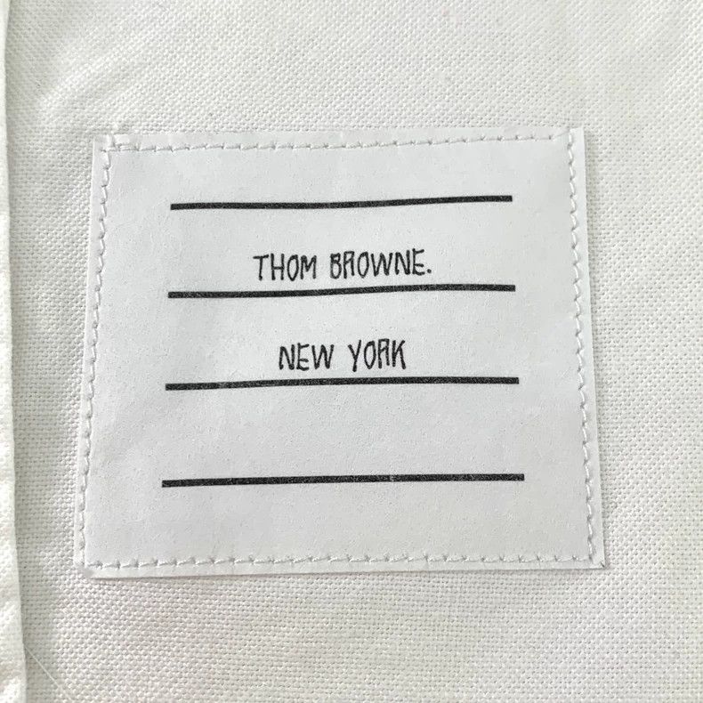 Thom Browne Thom Browne White cotton lapel long-sleeved single-breasted Size US XS / EU 42 / 0 - 5 Thumbnail