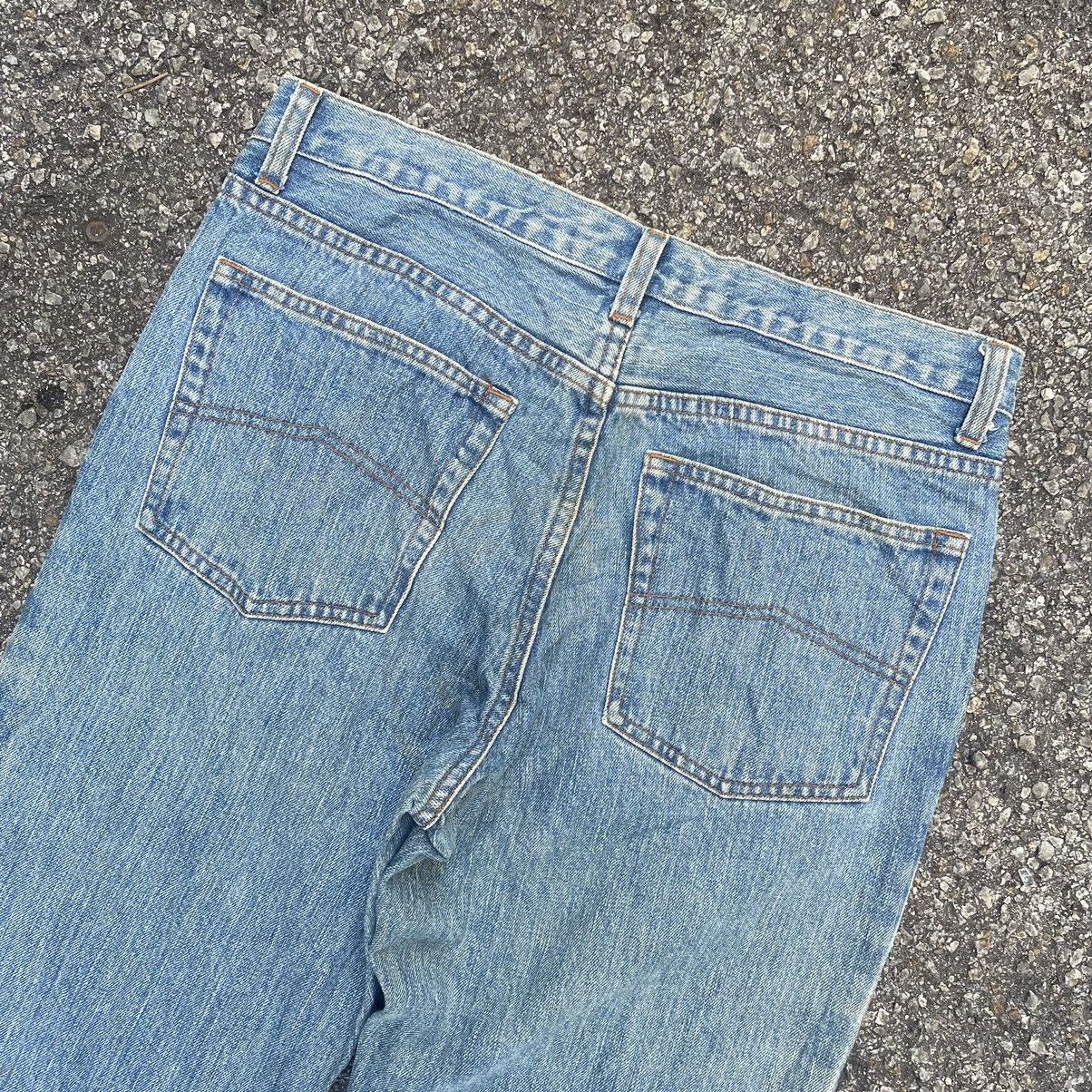 Kapital Flare Jeans Armani Exchange Boot Cut Denim Washed Blue Size US 32 / EU 48 - 5 Thumbnail