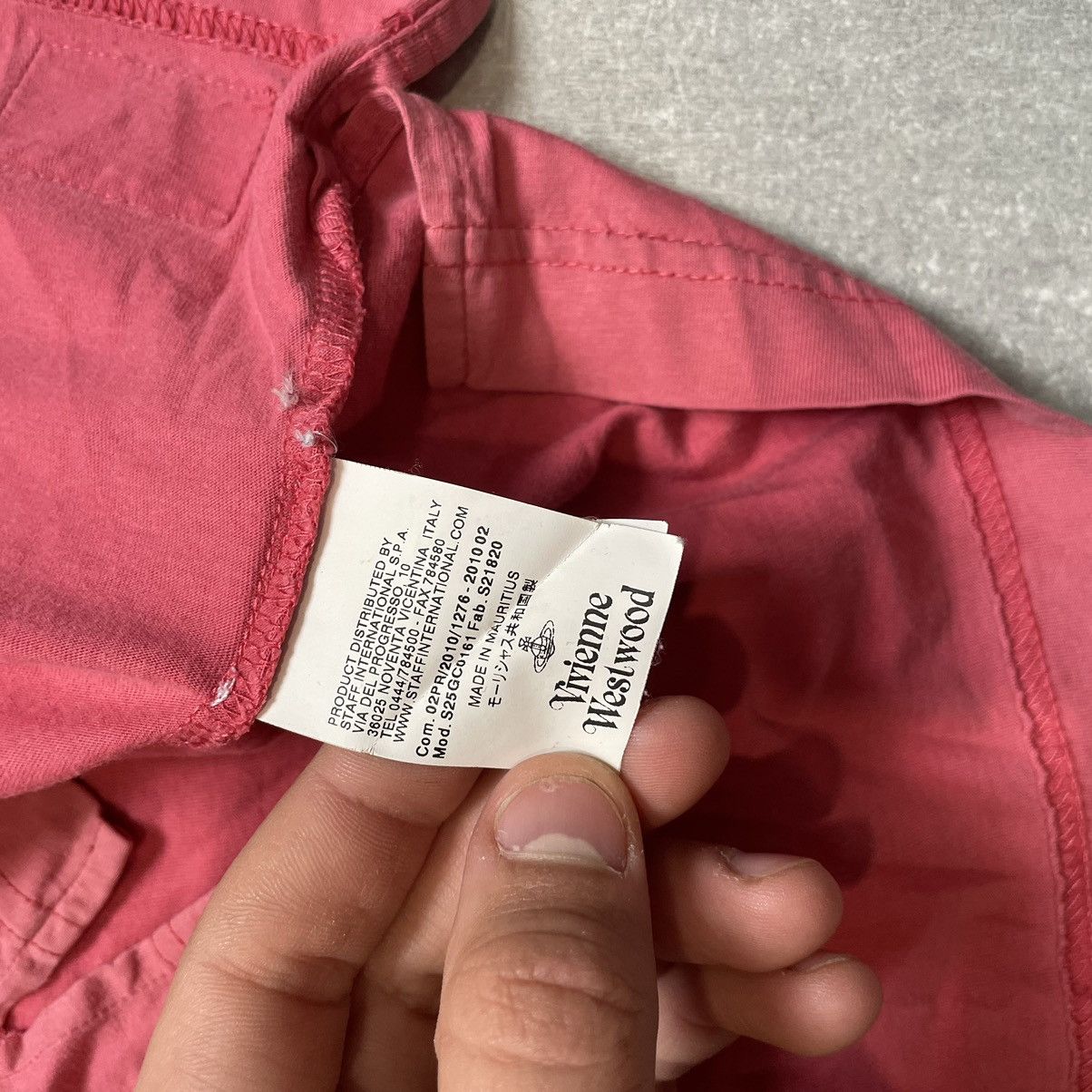 Affliction × Vivienne Westwood VIVIENNE Westwood pink tee shirt old chrome cyber big logo Size US XL / EU 56 / 4 - 6 Thumbnail