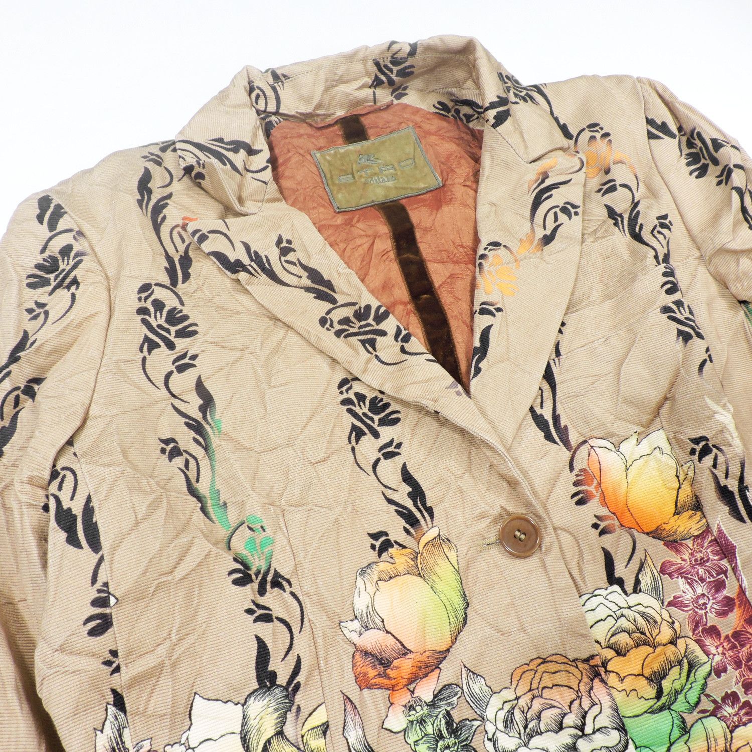 Etro ETRO MILANO MULTI FLORAL PATTERN JACQUARD BLAZER JACKET Size M / US 6-8 / IT 42-44 - 8 Thumbnail