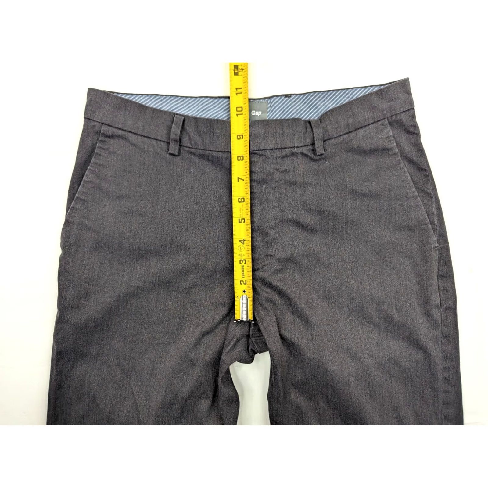 Gap GAP Soft Twill Cotton Blend Straight Leg Pants Men 30x32 Solid Gray Shirt Size 30 Regular Casual Chino Mens Size US 30 / EU 46 - 4 Thumbnail