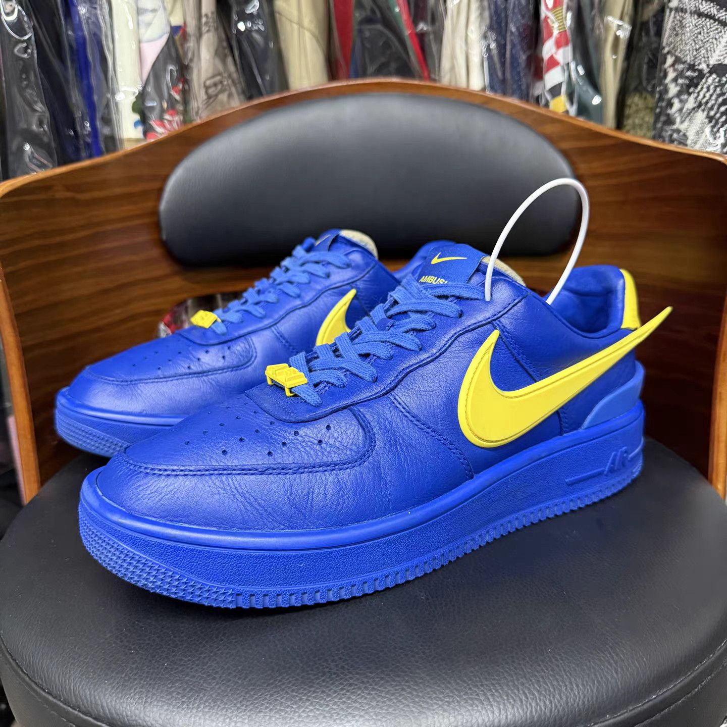Nike Nike Air Force 1 × Ambush Blue & Yellow K15 Size US 10 / EU 43 - 1 Thumbnail