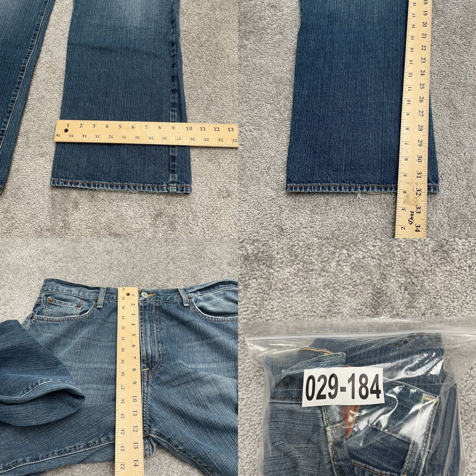 Lucky Brand Lucky Brand Jeans Dungaree Denim Mens 36 Blue Medium Wash Straight Classic 36x32 Size US 36 / EU 52 - 10 Thumbnail