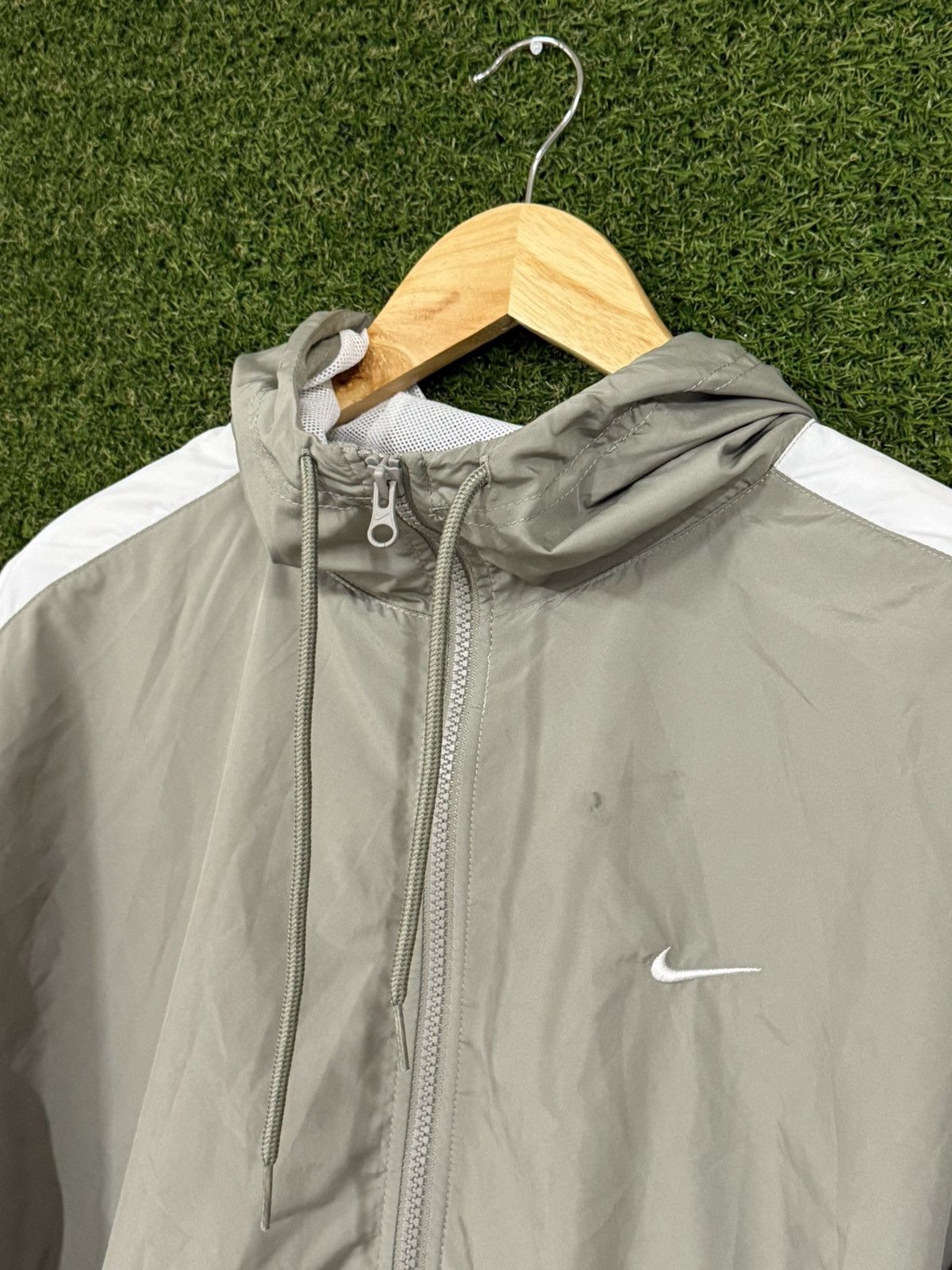Nike Nike Swoosh Forest Sage Green Light Track Rain Jacket Large Size US L / EU 52-54 / 3 - 2 Thumbnail