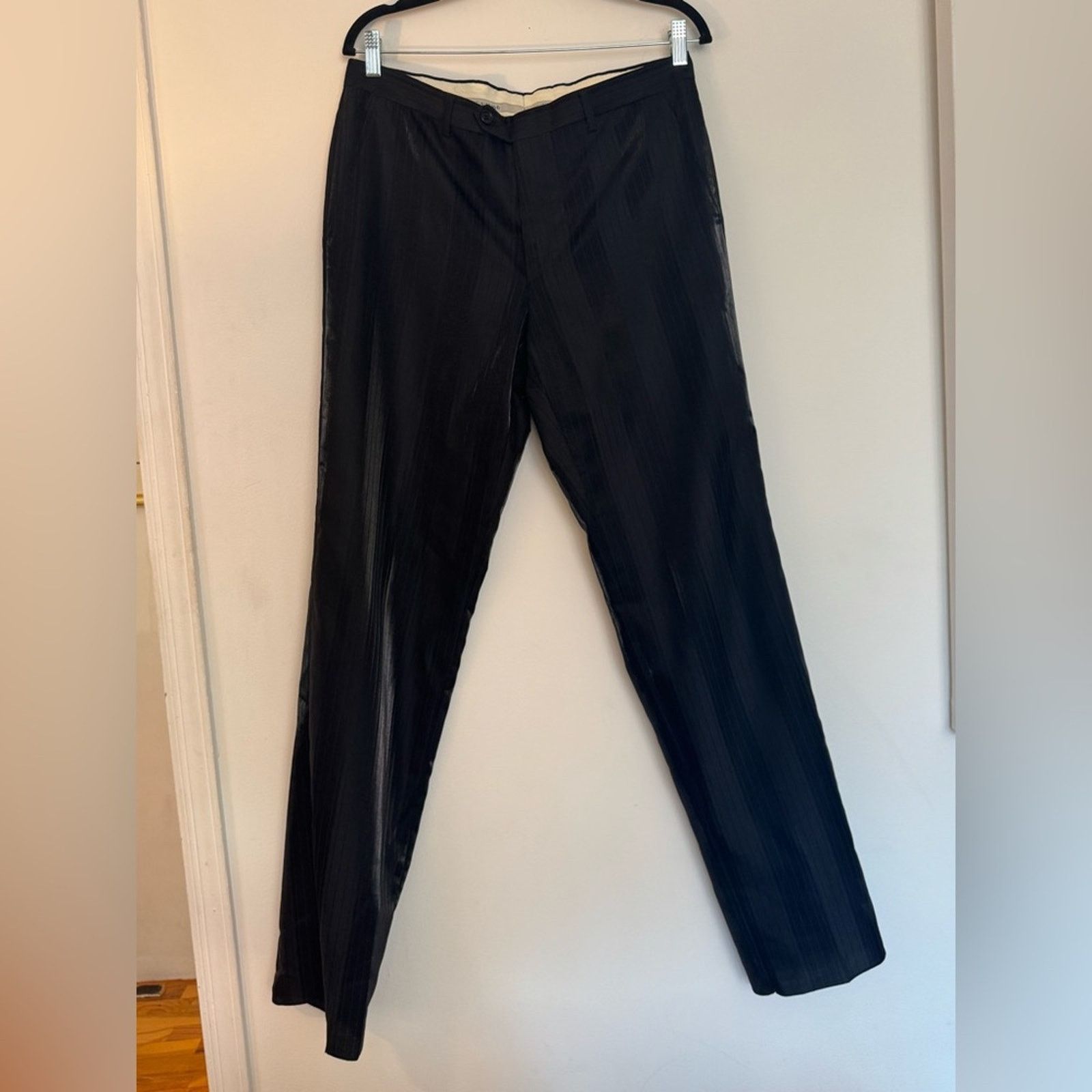 & Other Stories KRIZIA UOMO Black Pants Size US 34 / EU 50 - 2 Thumbnail