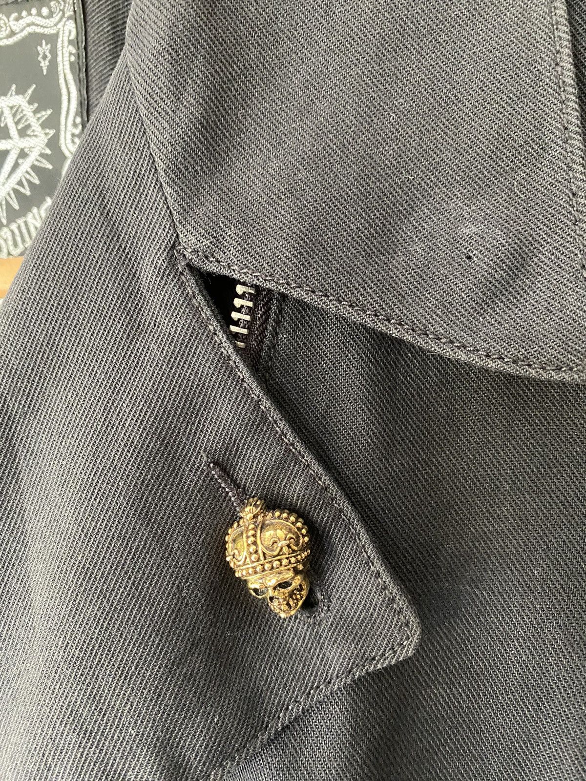 Japanese Brand ALGONQUINS Japan punk and gothic “0” ring Zipper Jacket Size S / US 4 / IT 40 - 5 Thumbnail