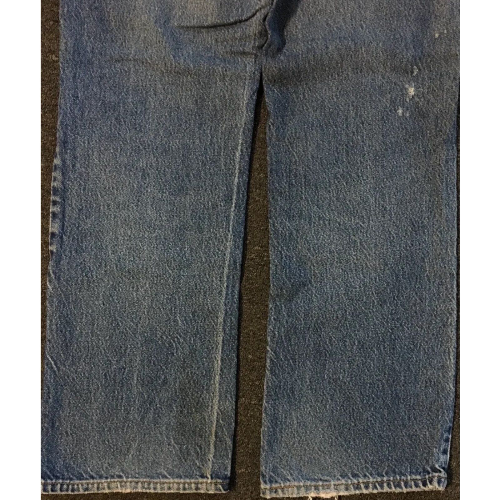 Levi's VINTAGE Levi's 517 Jeans Mens Bootcut 36 Blue Denim Distressed USA 80s 90s Grunge Western Rockabilly Biker Cowboy Regular Inseam 30 Size US 36 / EU 52 - 3 Thumbnail