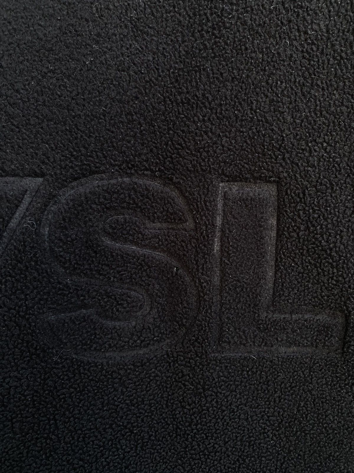 Yves Saint Laurent Fleece YSL Sweatshirt Black Big Logo YSL Sweater Size US L / EU 52-54 / 3 - 8 Thumbnail