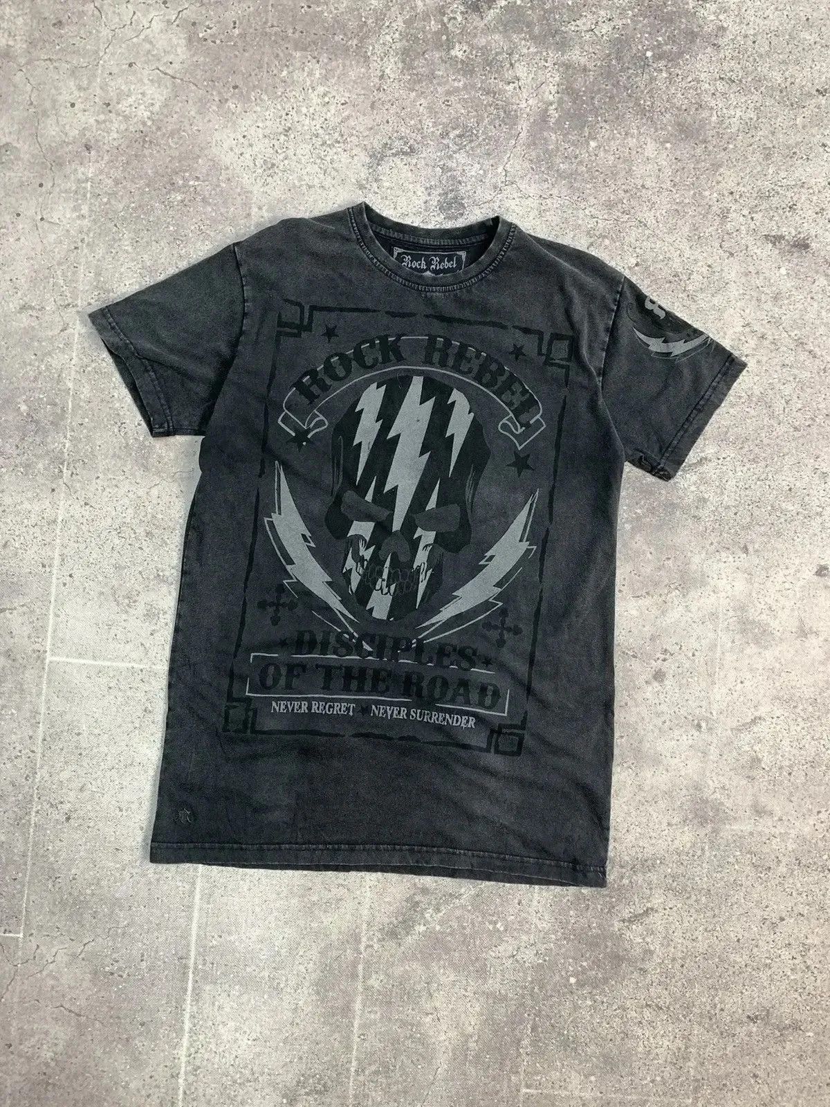 Affliction Vintage affliction style rock rebel punk band tee gothic Size US M / EU 48-50 / 2 - 2 Thumbnail