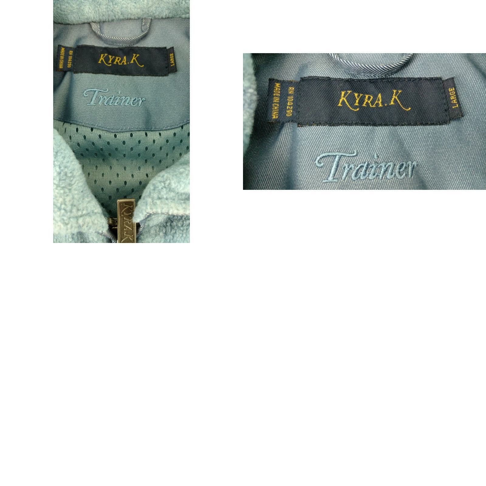 Vintage Blue Kyra. K Trainer Womens Equestrian Sportsman Full Zip Vest Size Large Size L / US 10 / IT 46 - 8 Thumbnail