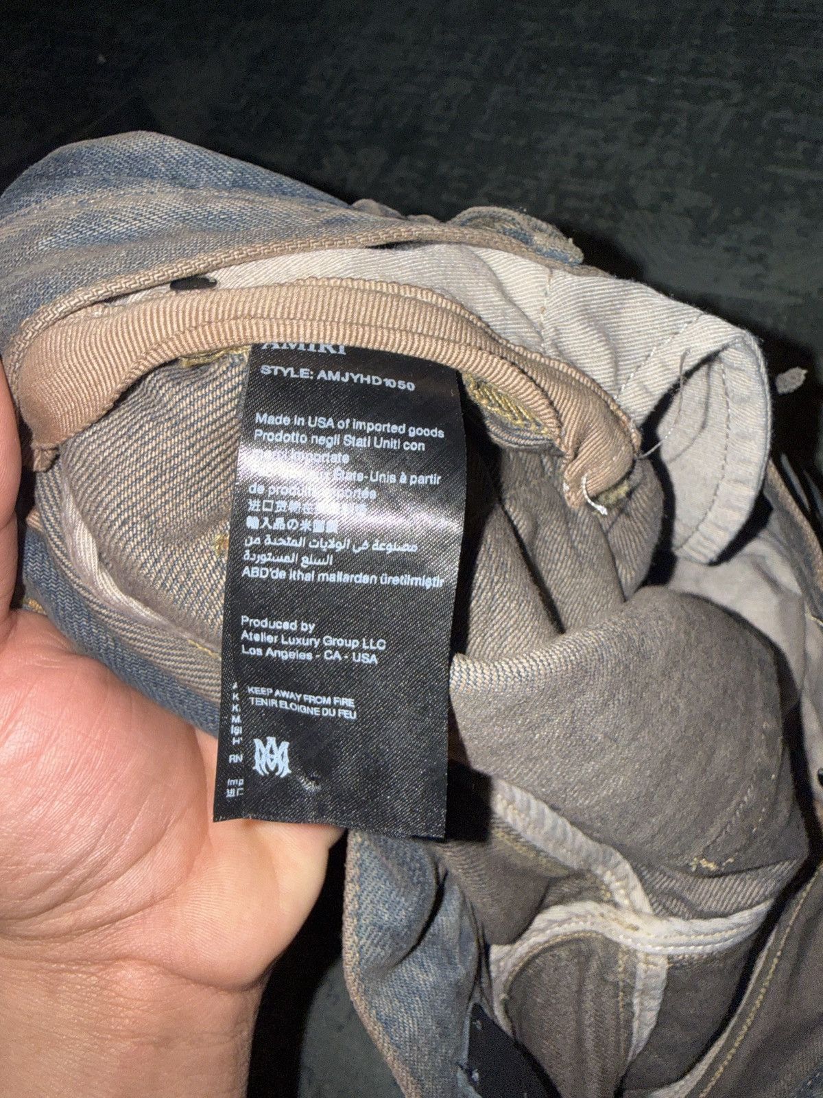 Amiri Amiri jeans relaxed fit Size US 30 / EU 46 - 13 Thumbnail