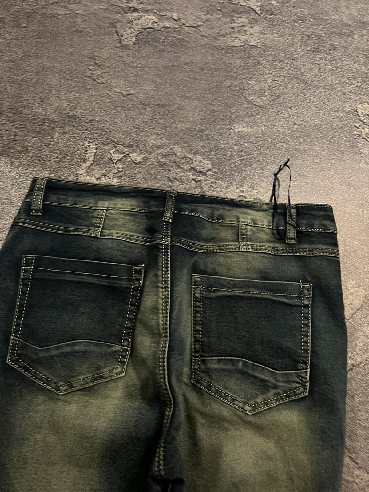 Vintage If Six Was Nine Style / Washed Glamour / Gothic Jeans 90s Size US 32 / EU 48 - 6 Thumbnail