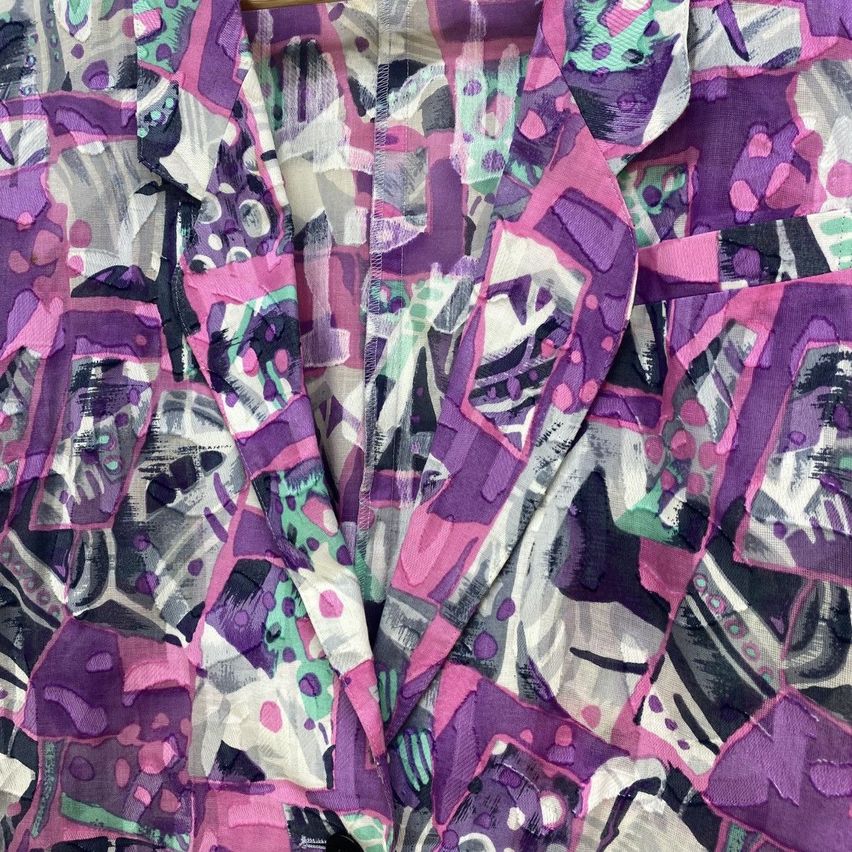 Japanese Brand 💥Art Ugas Fullprint Jacket Size M / US 6-8 / IT 42-44 - 3 Thumbnail