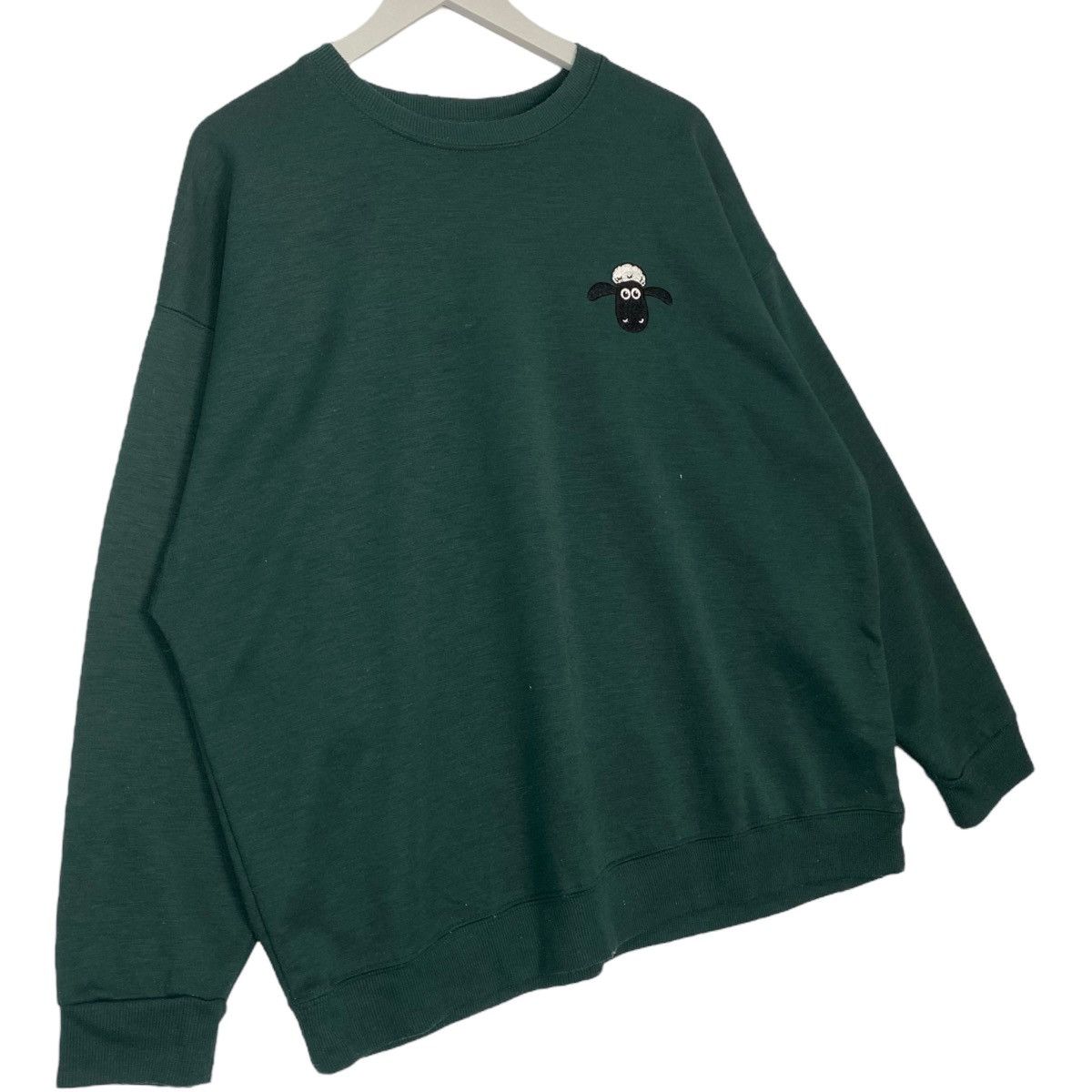 Vintage Vintage Shaun The Sheep Embroidered Crewneck Green Size XL Size US XL / EU 56 / 4 - 3 Thumbnail