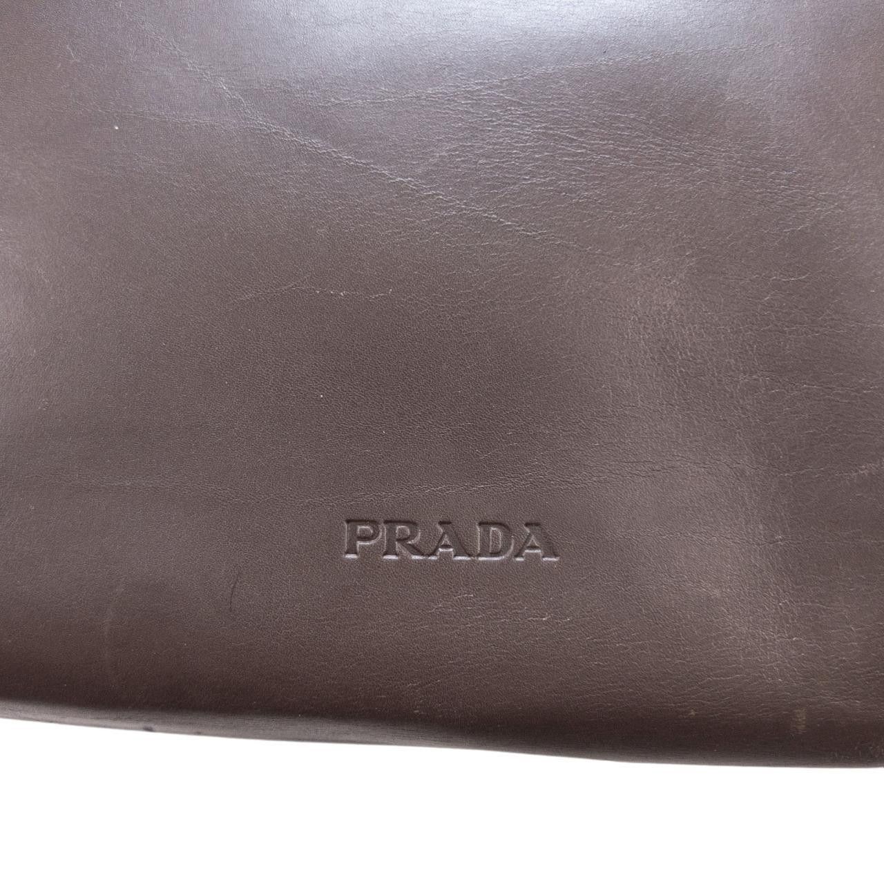 Prada Vintage Prada Leather Shoulder Bag Size ONE SIZE - 4 Thumbnail