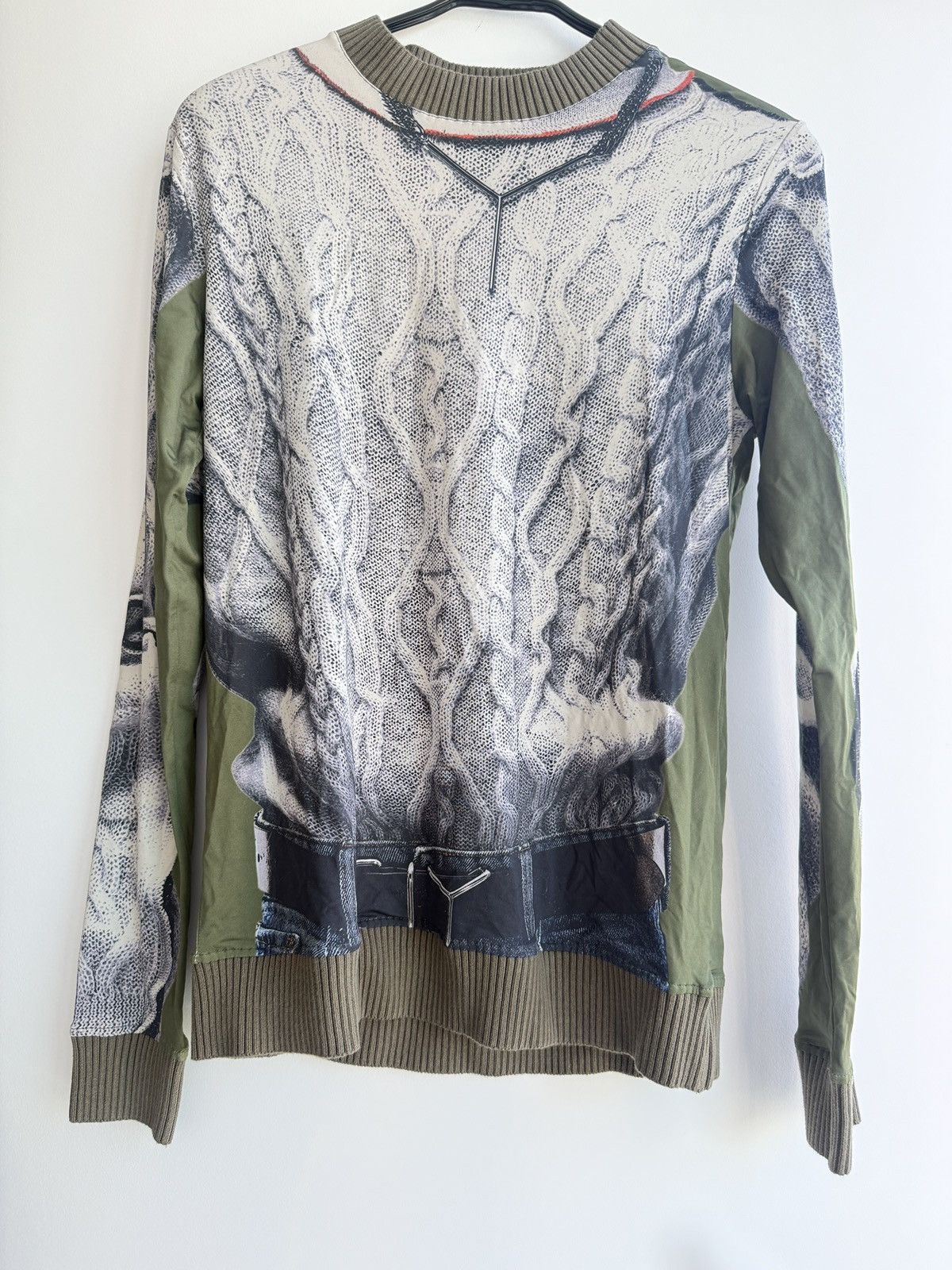 Y/Project Y/PROJECT - Trompe-l'oeil Cable-knit Sweater Size US L / EU 52-54 / 3 - 1 Thumbnail