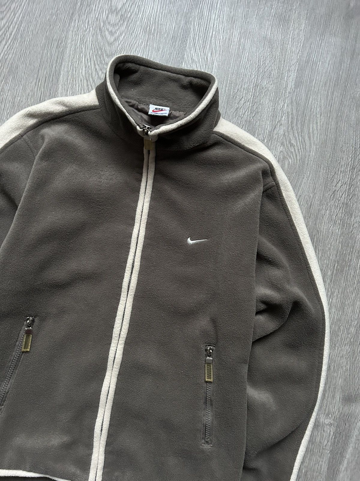 Nike × Vintage Zip-Fleece Nike 🔘 Vintage 🔘 Streetwear 🔘 90s 🔘 Size XL / US 12-14 / IT 48-50 - 2 Thumbnail
