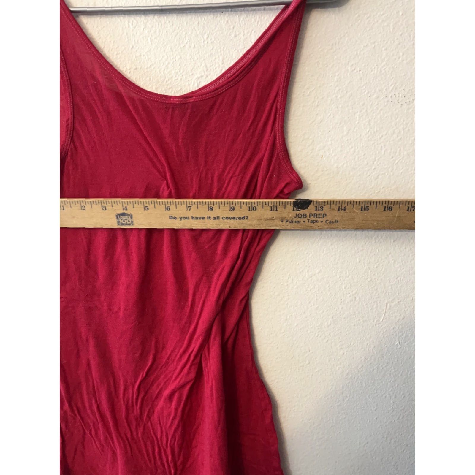 Express Express Women Red Tank Sleeveless Lightweight Top Large Size L / US 10 / IT 46 - 4 Thumbnail