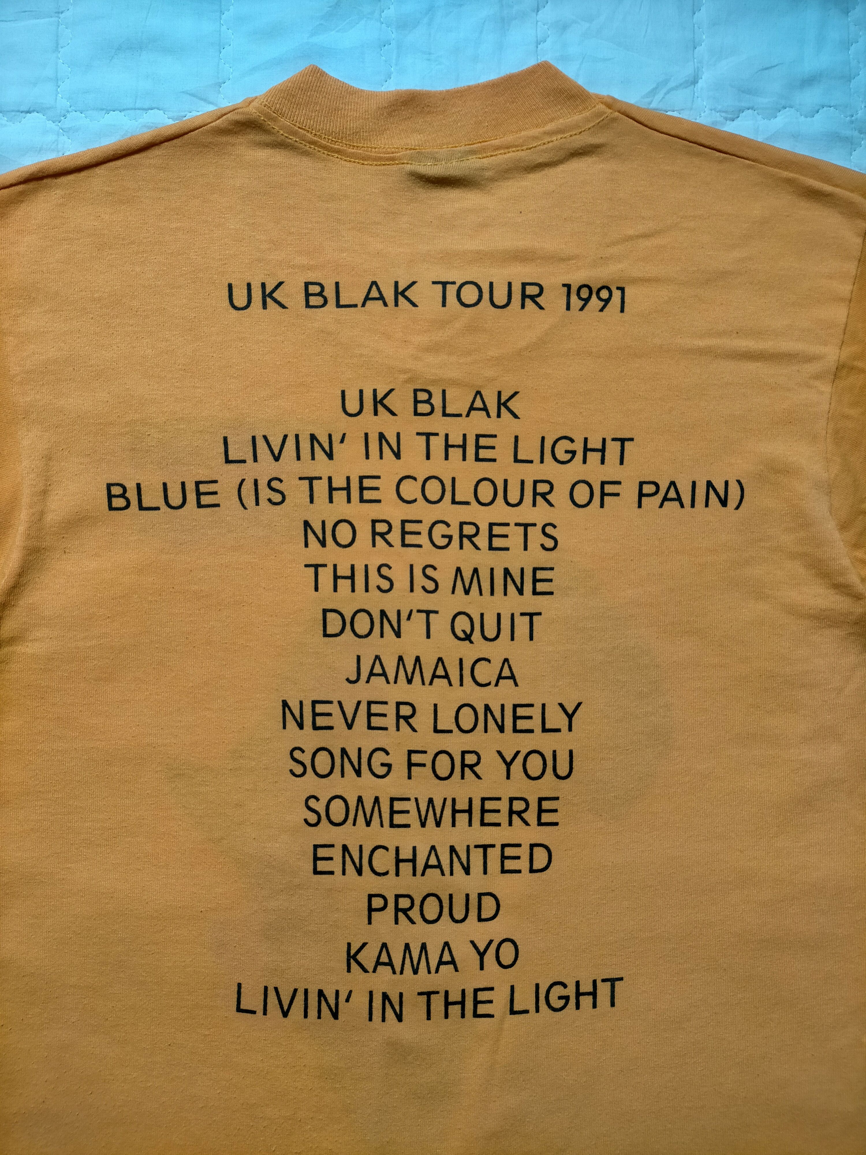 Band Tees Vintage Caron Wheeler 1991 uk blak tour single stich tee Size US S / EU 44-46 / 1 - 9 Thumbnail