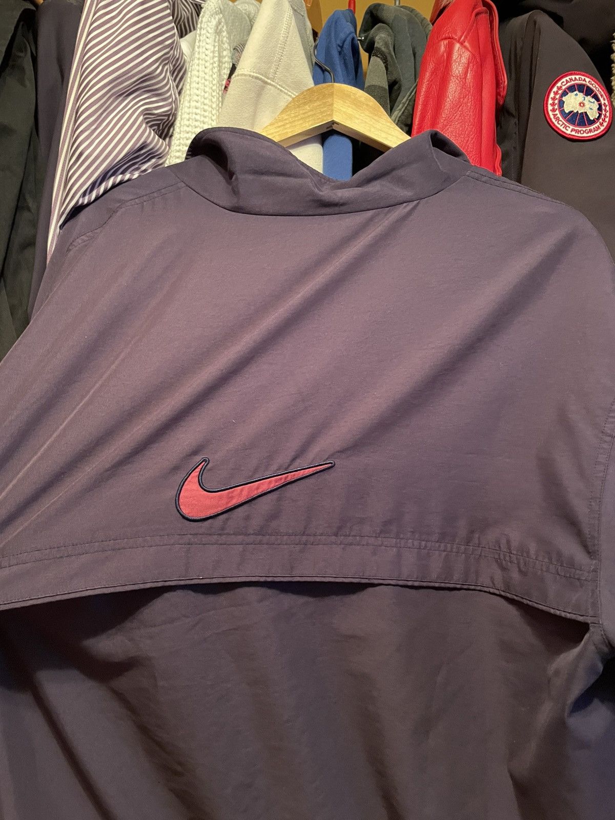 Nike × Vintage Vintage Nike swoosh jacket Size US L / EU 52-54 / 3 - 4 Thumbnail